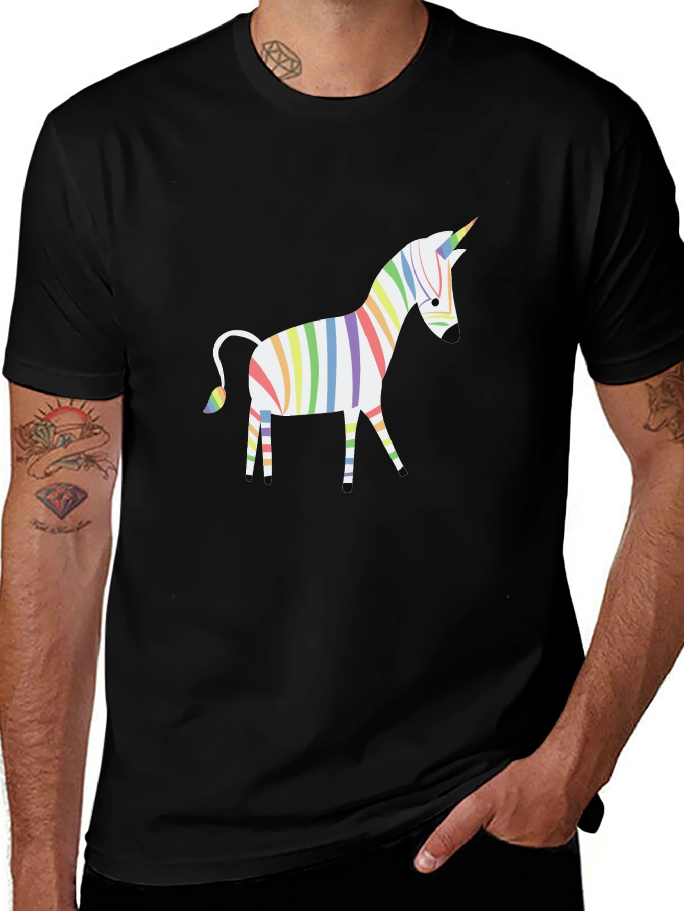 Variant 7 of Rainbow Unicorn T-Shirt