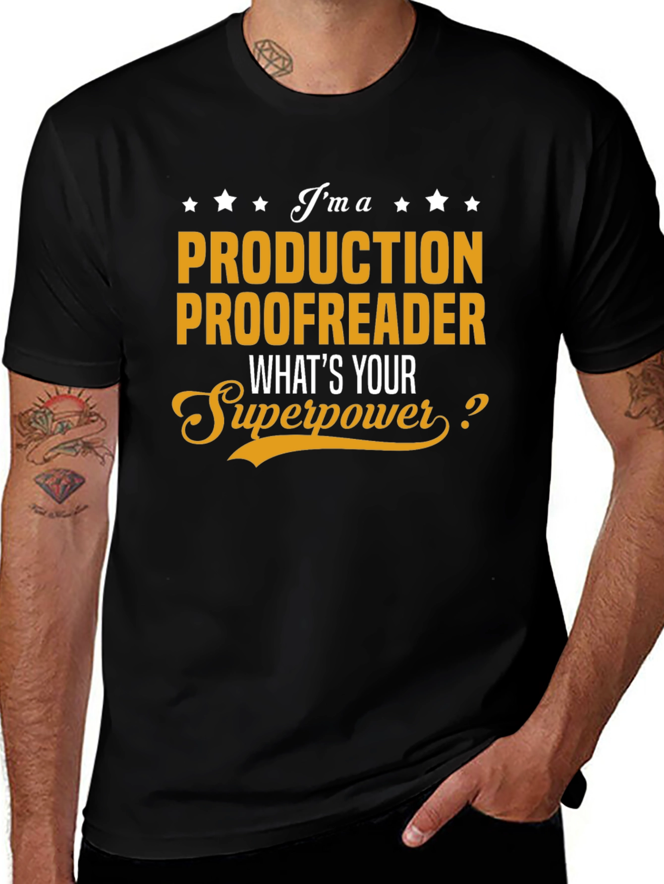 Variant 11 of Production Proofreader Superpower T-Shirt