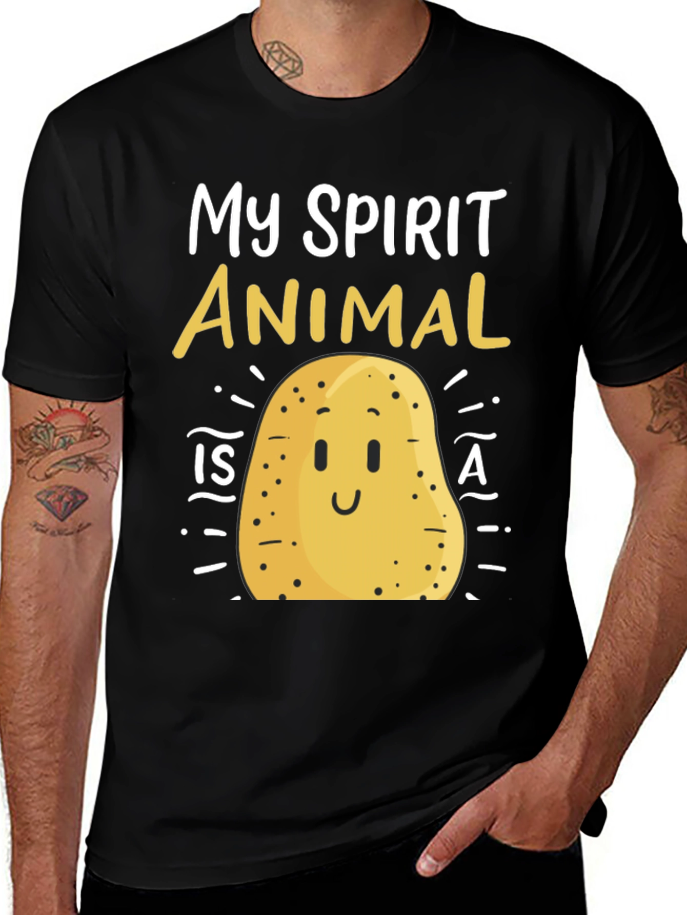 Variant 12 of My Spirit Animal is a Potato Funny T-Shirt