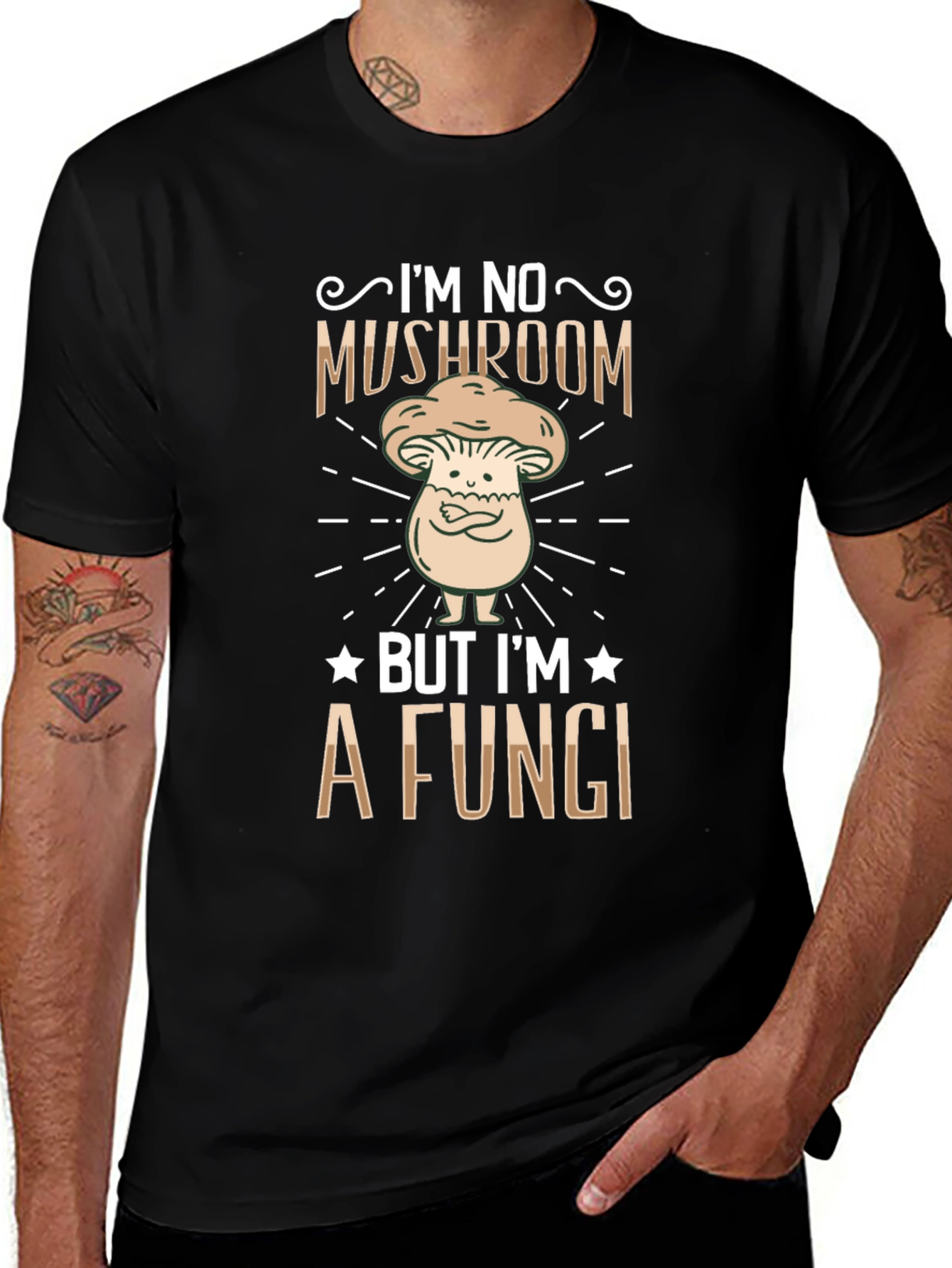 Variant 12 of I'm No Mushroom But I'm A Fungi Graphic T-Shirt
