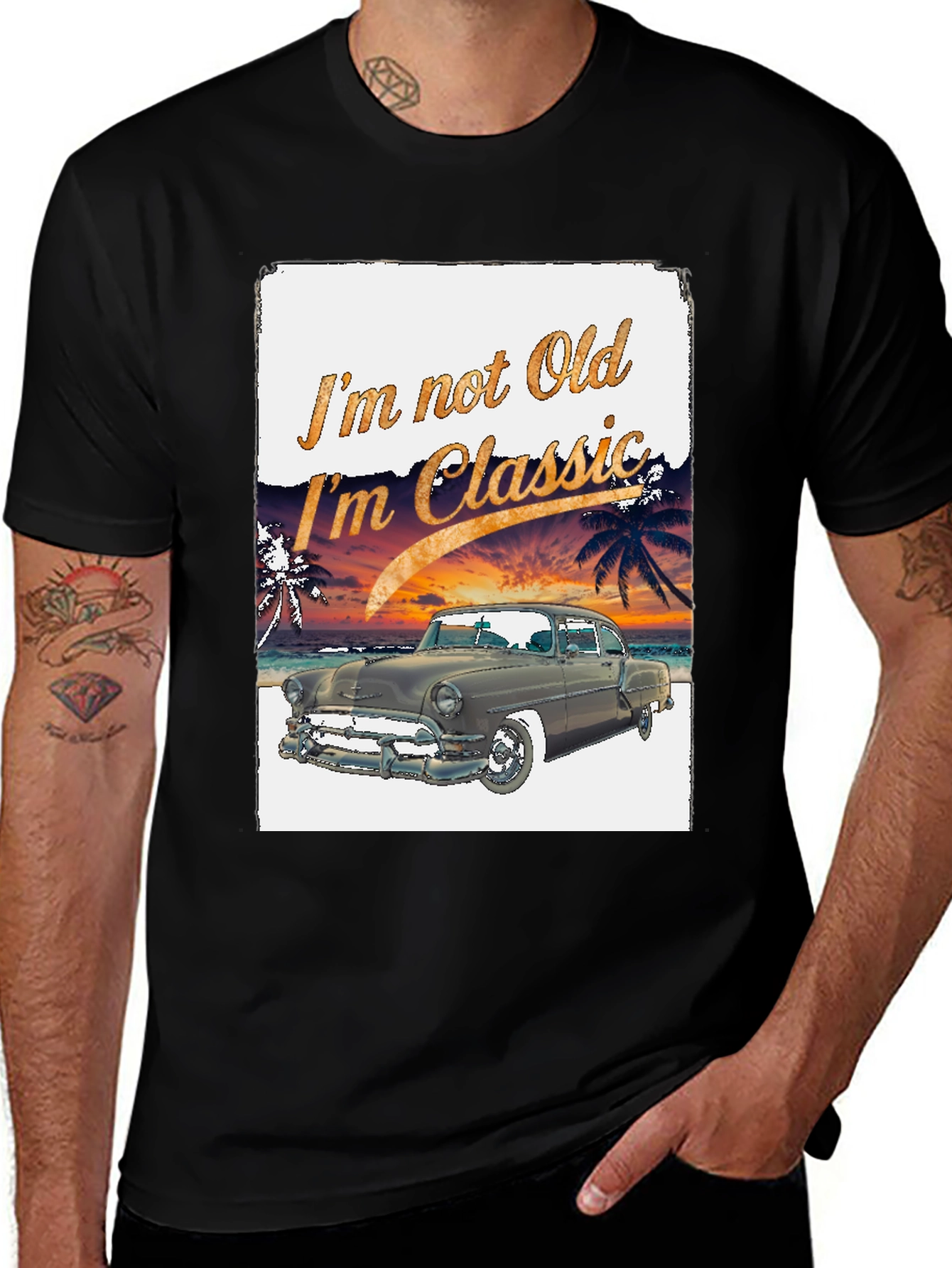 Variant 26 of Classic Car T-Shirt - "I'm Not Old, I'm Classic"