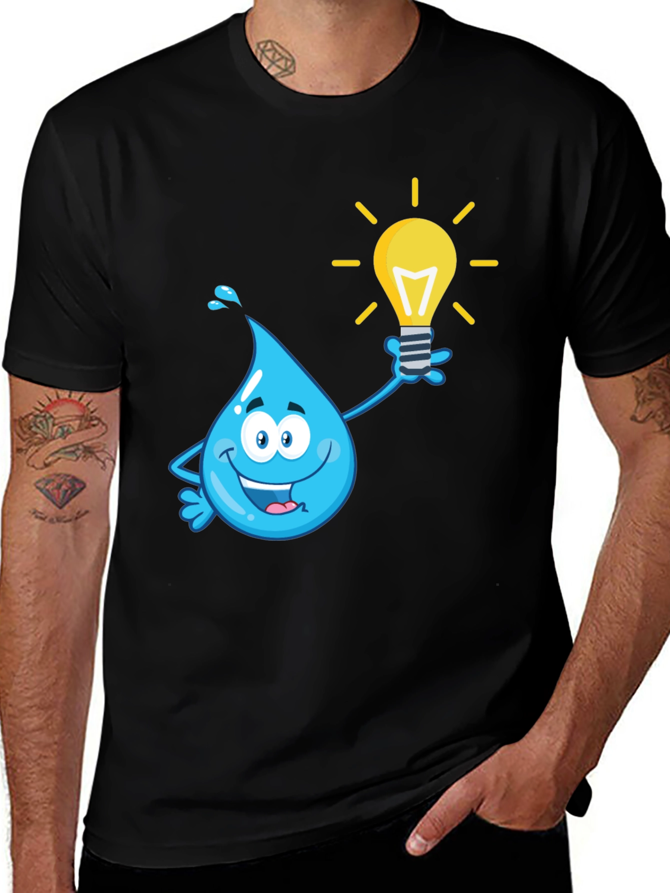 Variant 20 of Funny Water Drop Cartoon T-Shirt