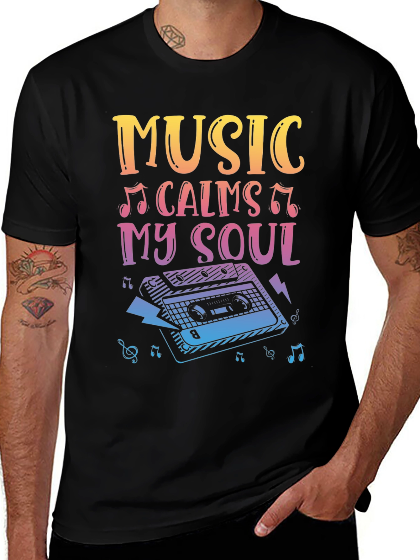Variant 4 of Music Calms My Soul T-Shirt