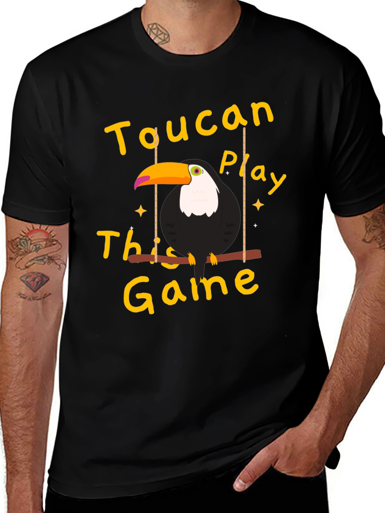 Variant 30 of Toucan Play This Game Graphic T-Shirt