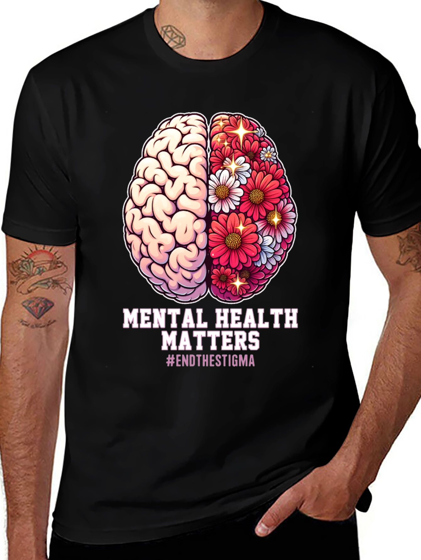Variant 17 of Mental Health Matters Graphic Tee