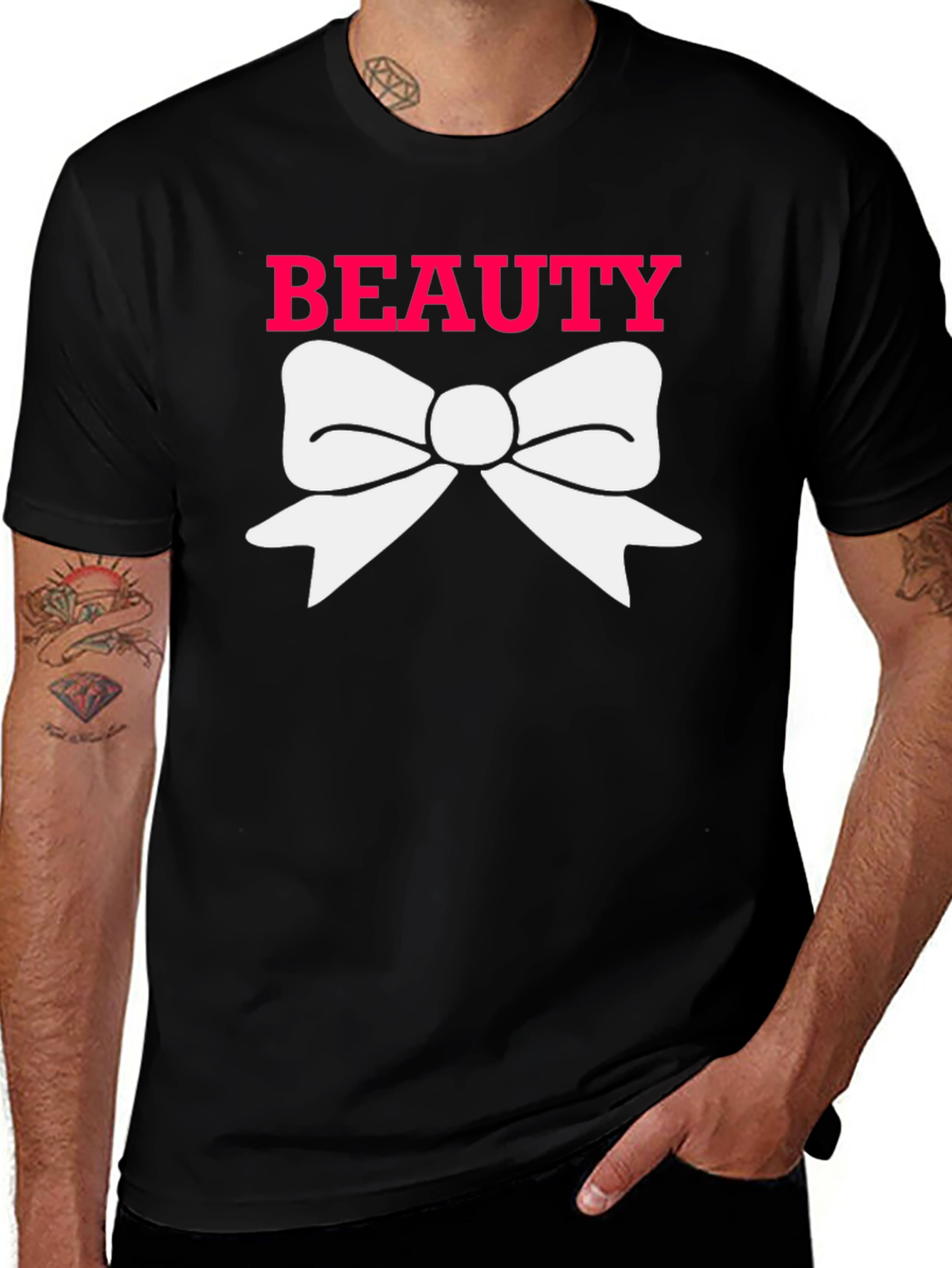 Variant 29 of Beauty Bow Tee - Stylish Graphic T-Shirt