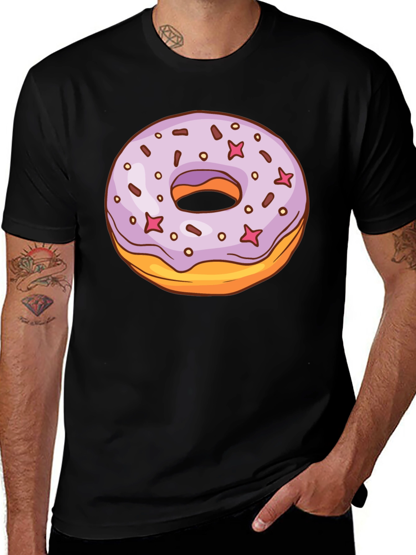 Variant 25 of Donut Graphic Tee - Sweet Style!