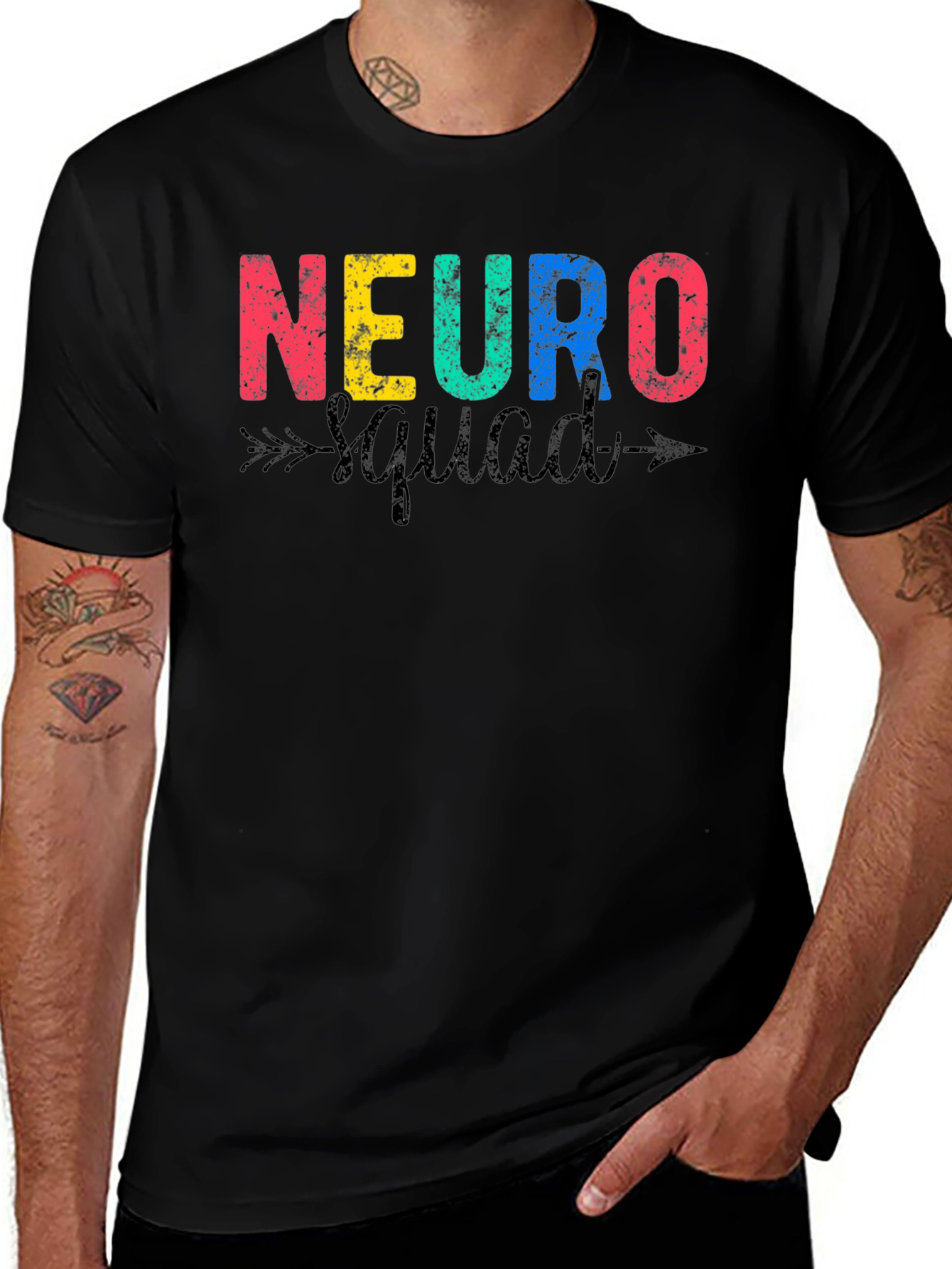 Variant 4 of Neuro Squad T-Shirt