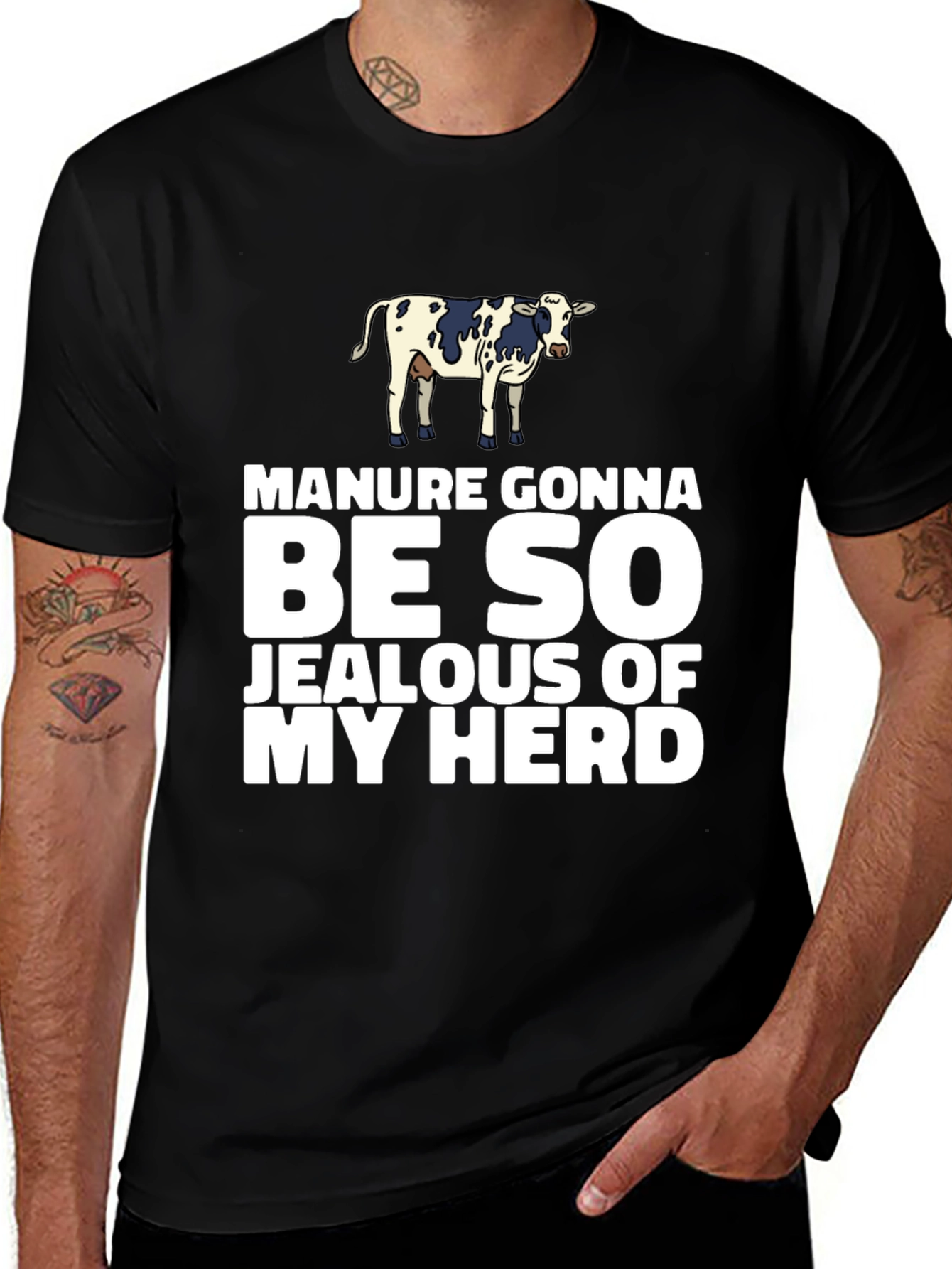 Variant 3 of Funny Manure Jealous Herd T-Shirt