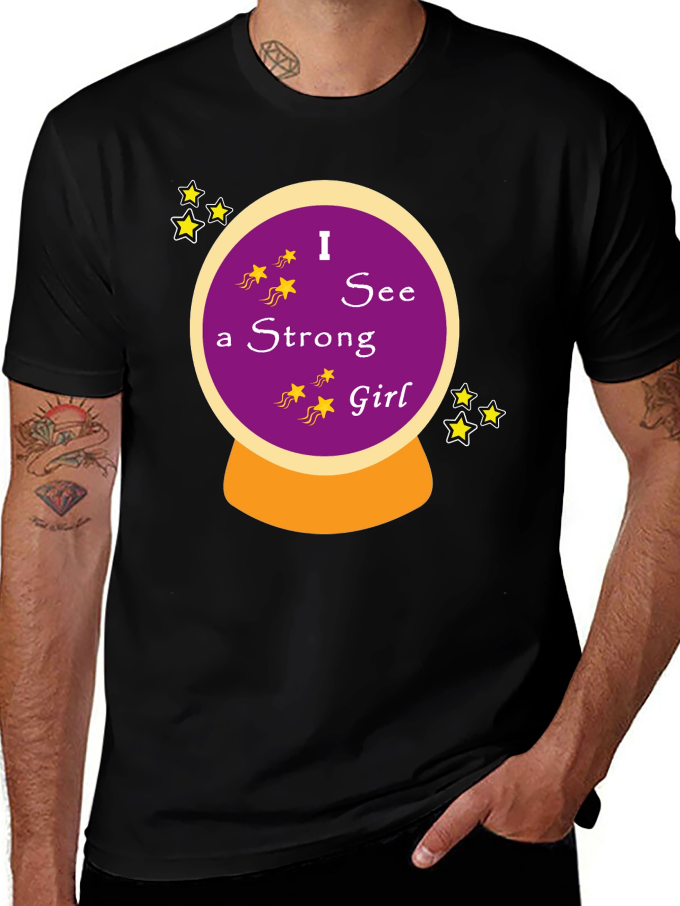 Variant 4 of I See a Strong Girl T-Shirt
