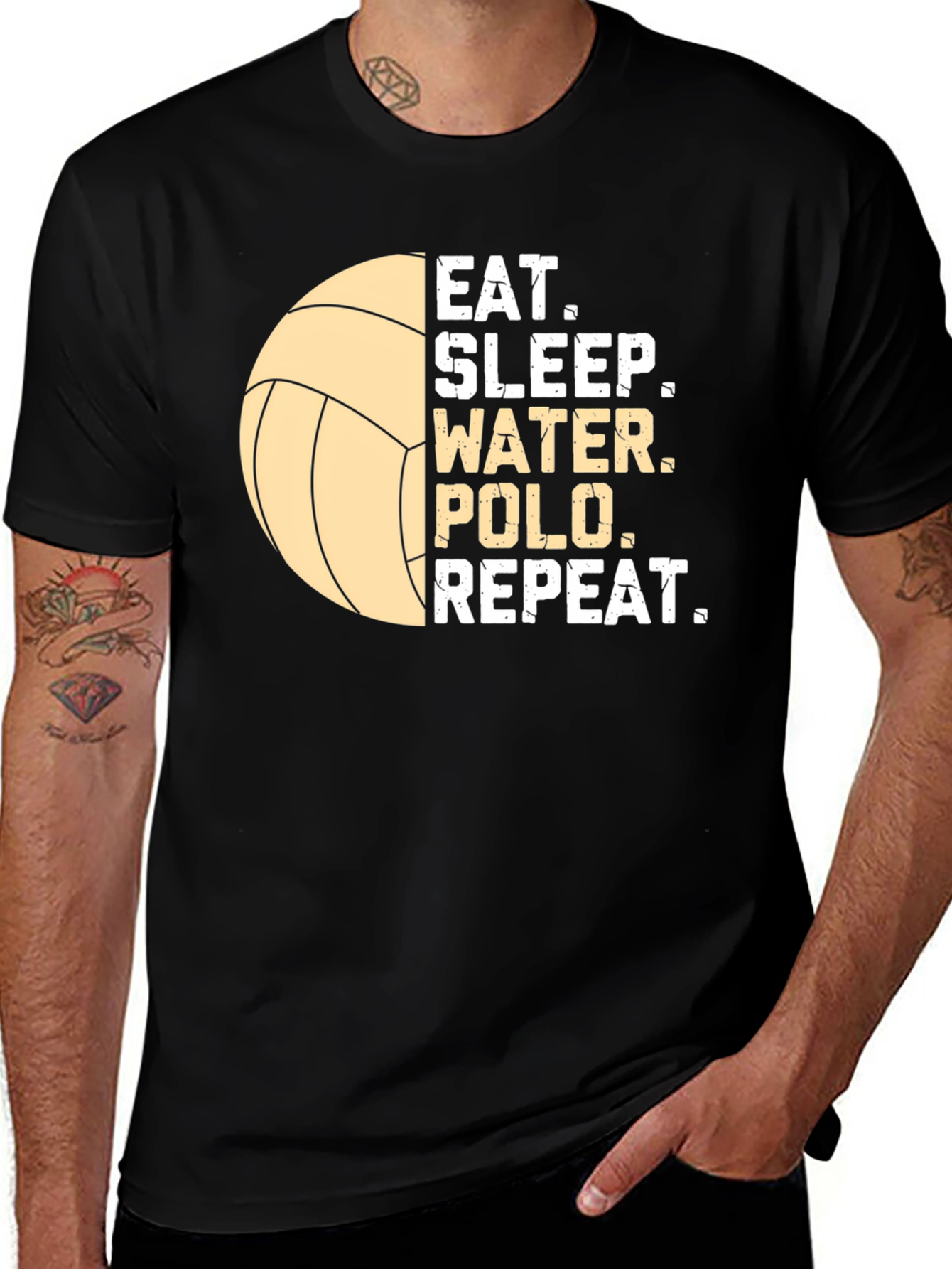 Variant 25 of Eat Sleep Water Polo Repeat T-Shirt
