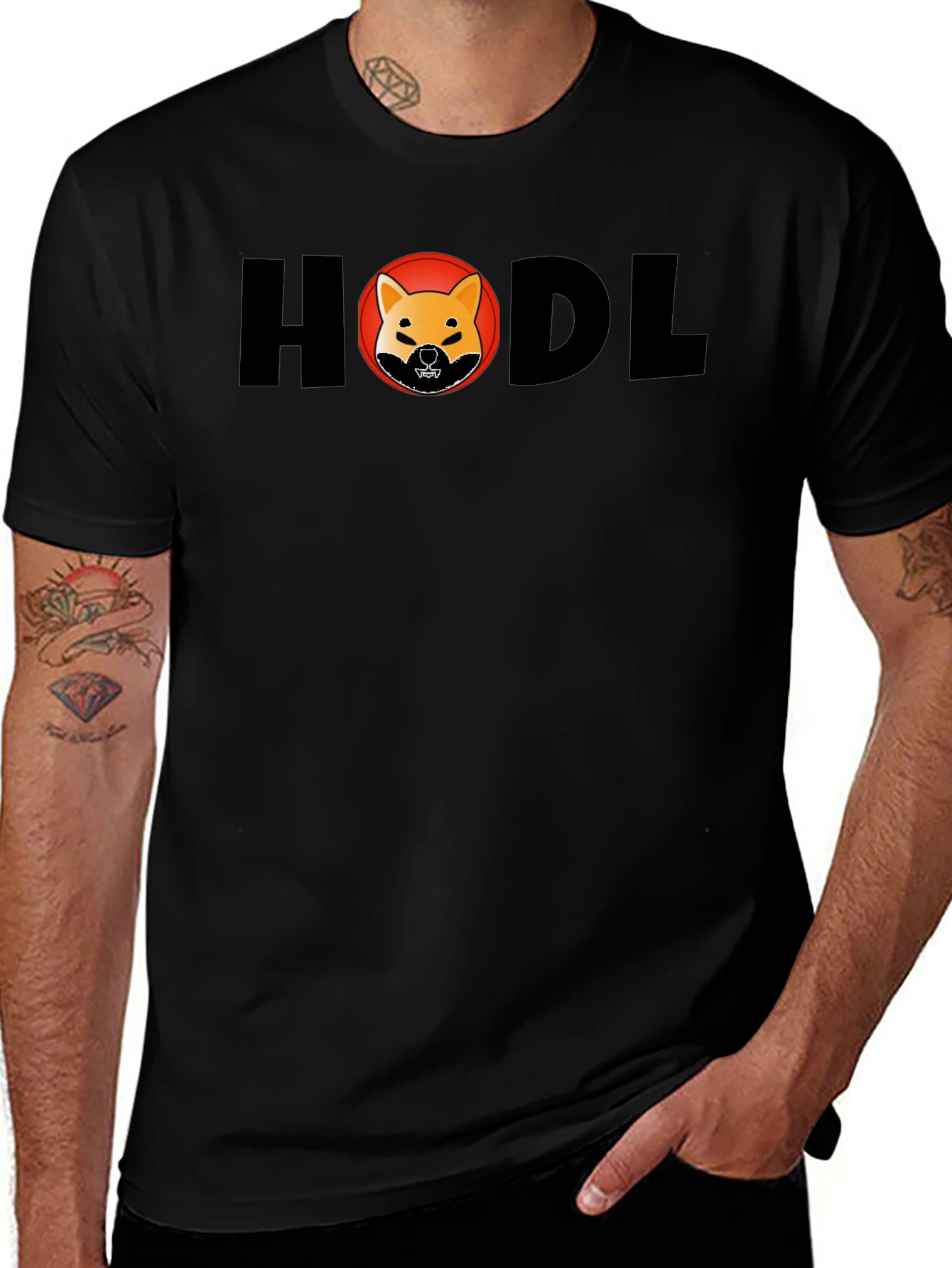 HODL Shiba Inu T-Shirt - Crypto Meme Tee