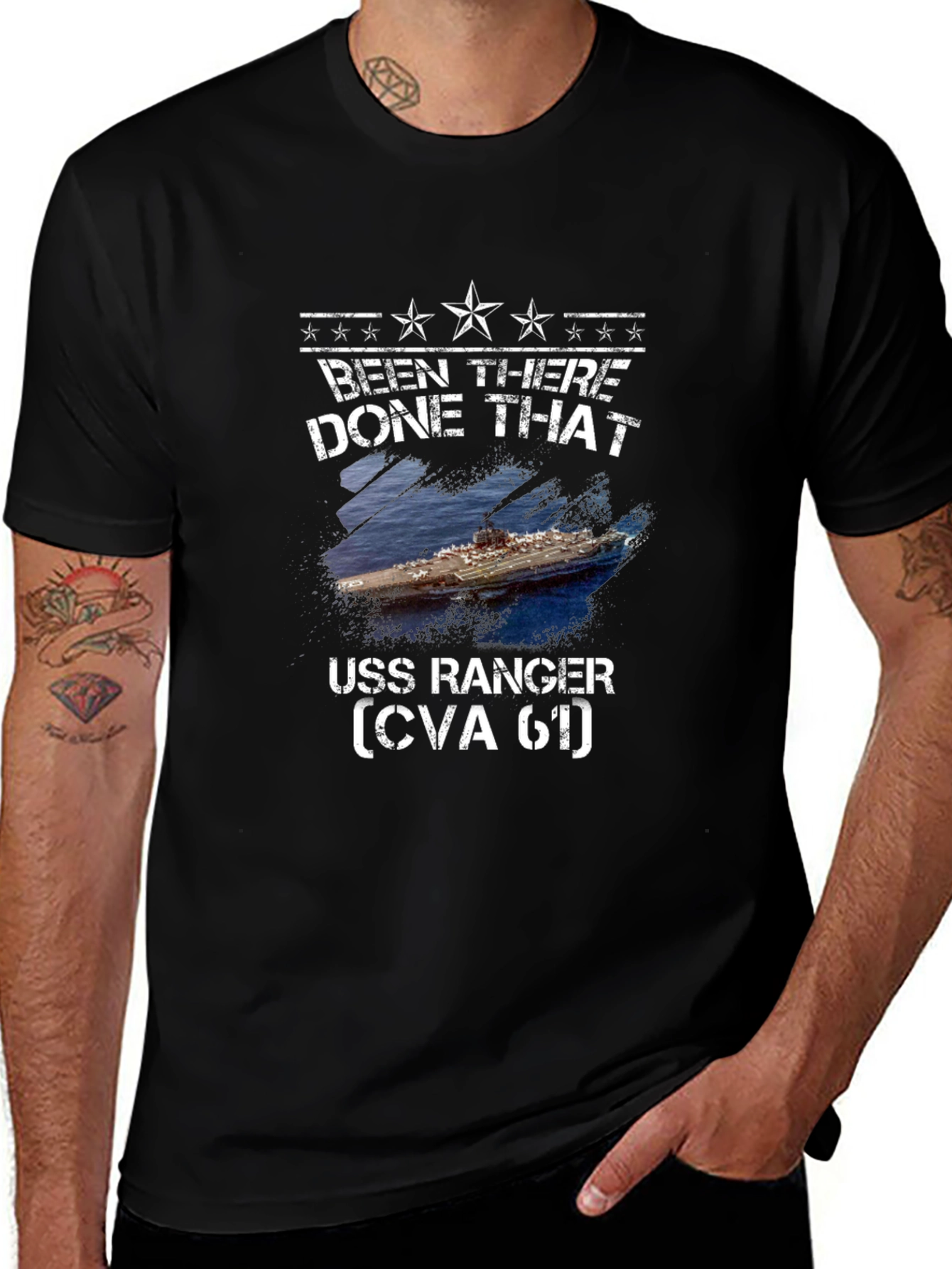 USS Ranger (CVA 61) T-Shirt - Veteran Pride Tee