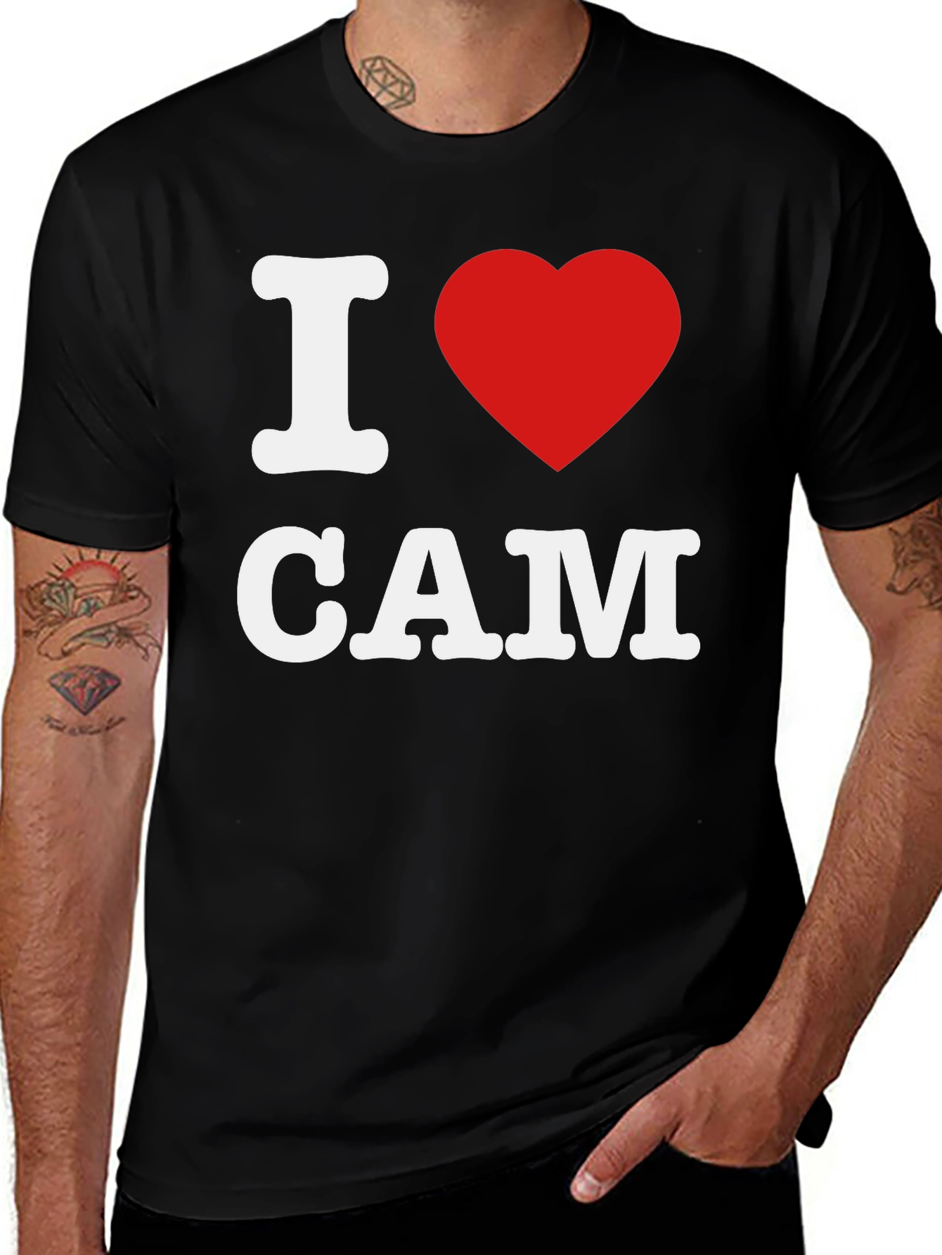 Variant 18 of I Heart Cam T-Shirt