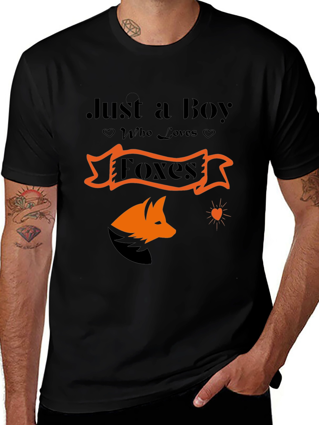 Just a Boy Who Loves Foxes T-Shirt