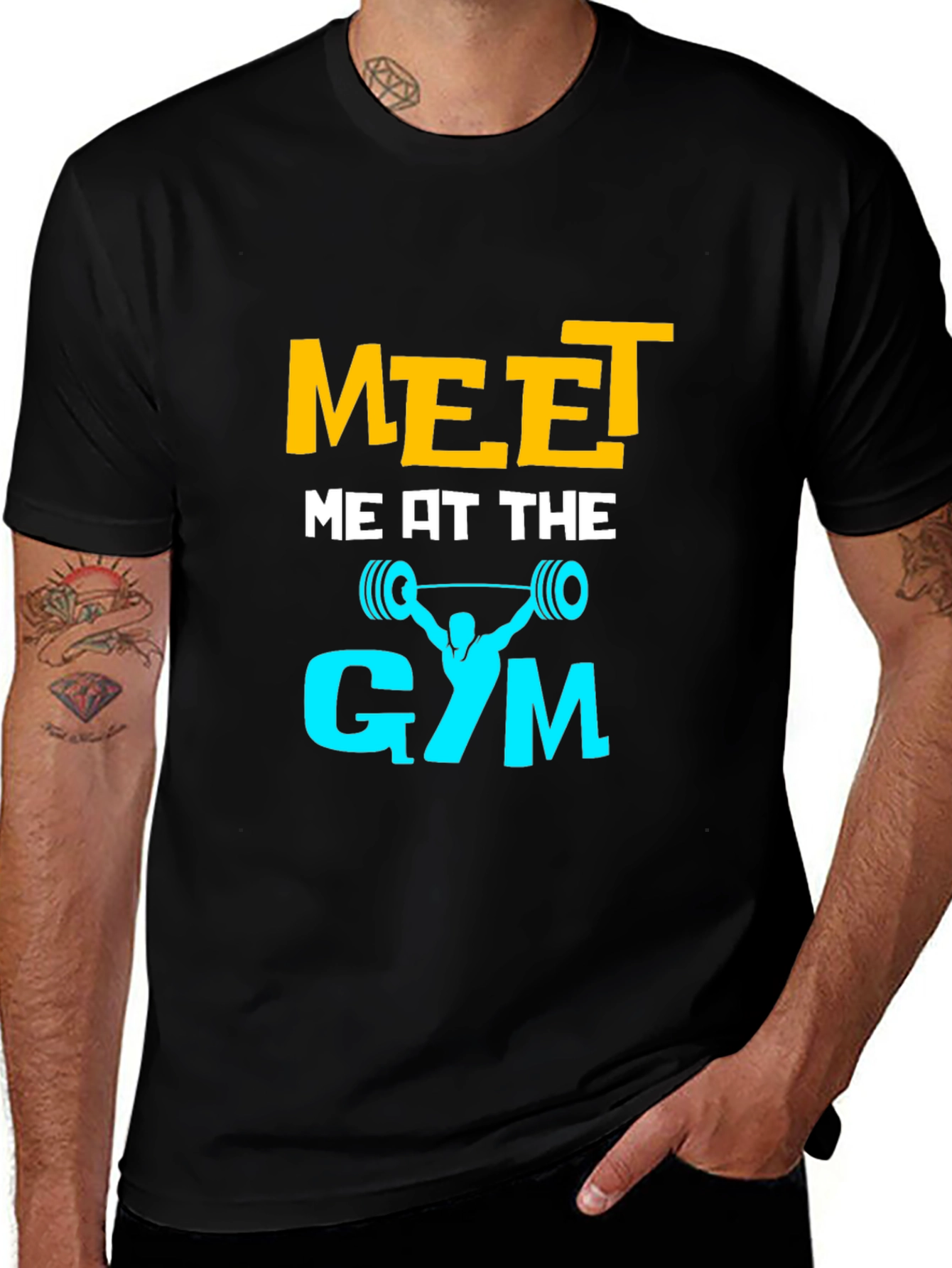 Variant 3 of Meet Me At The Gym Graphic T-Shirt
