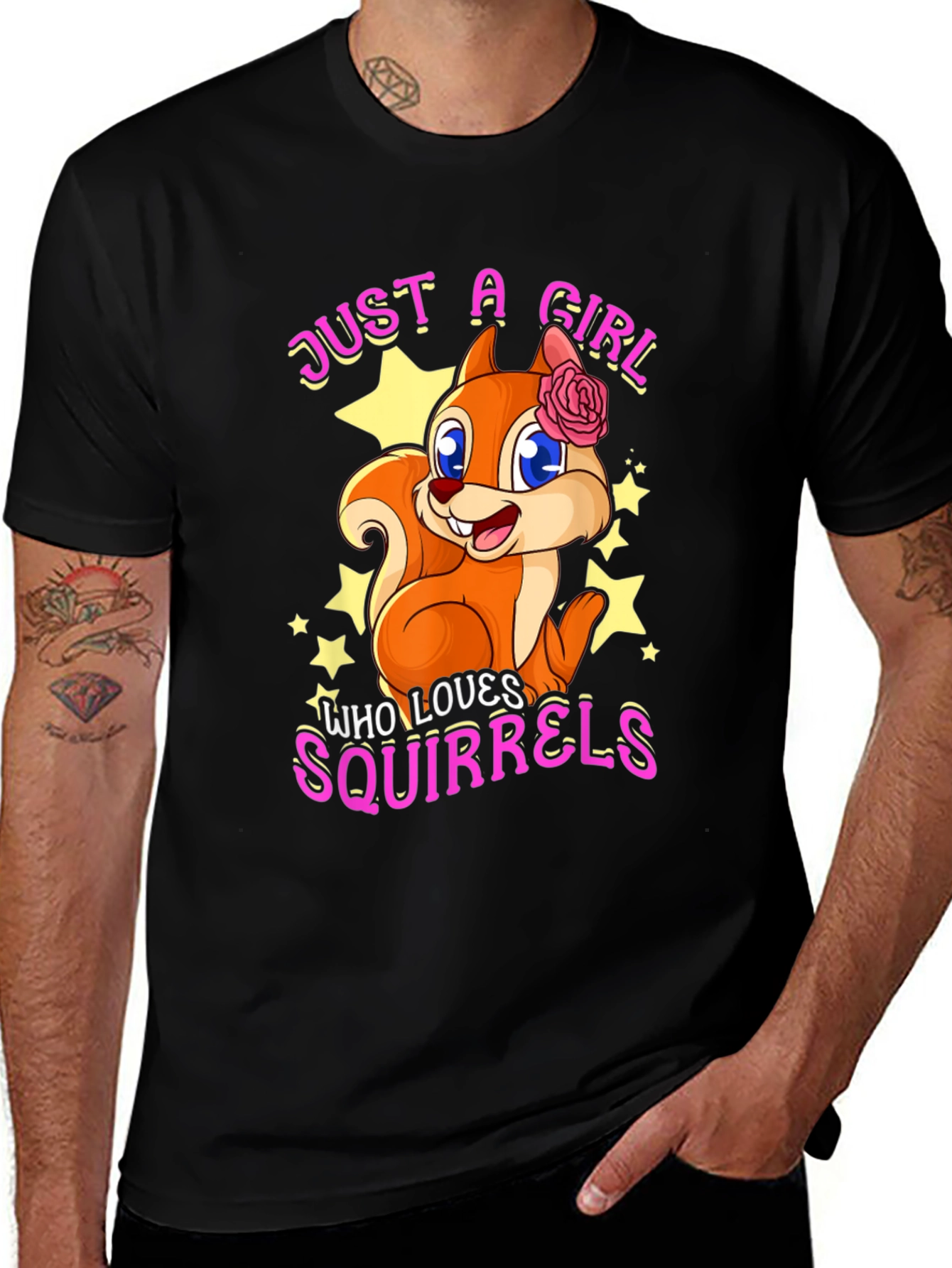 Variant 7 of Just A Girl Who Loves Squirrels T-Shirt