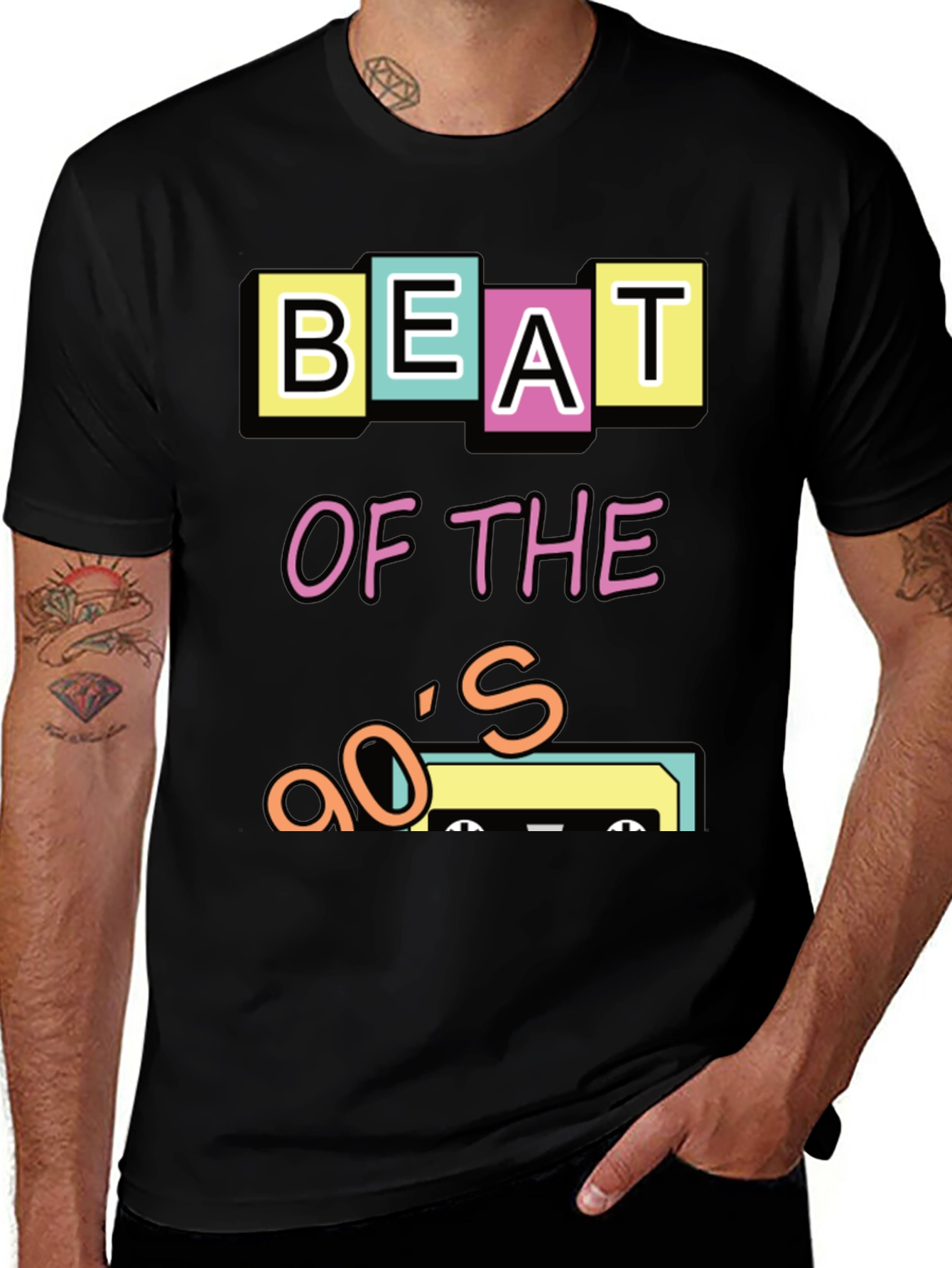 Variant 30 of 90s Beat Cassette Tape Graphic T-Shirt