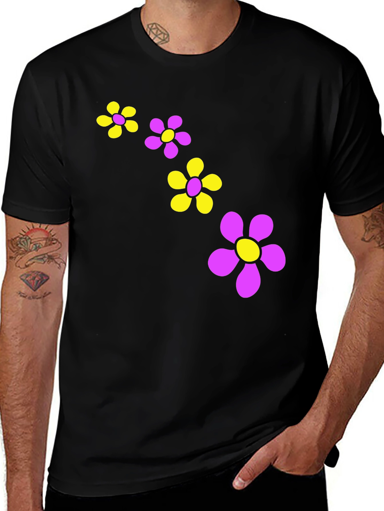 Retro Flower Power T-Shirt - Groovy Style