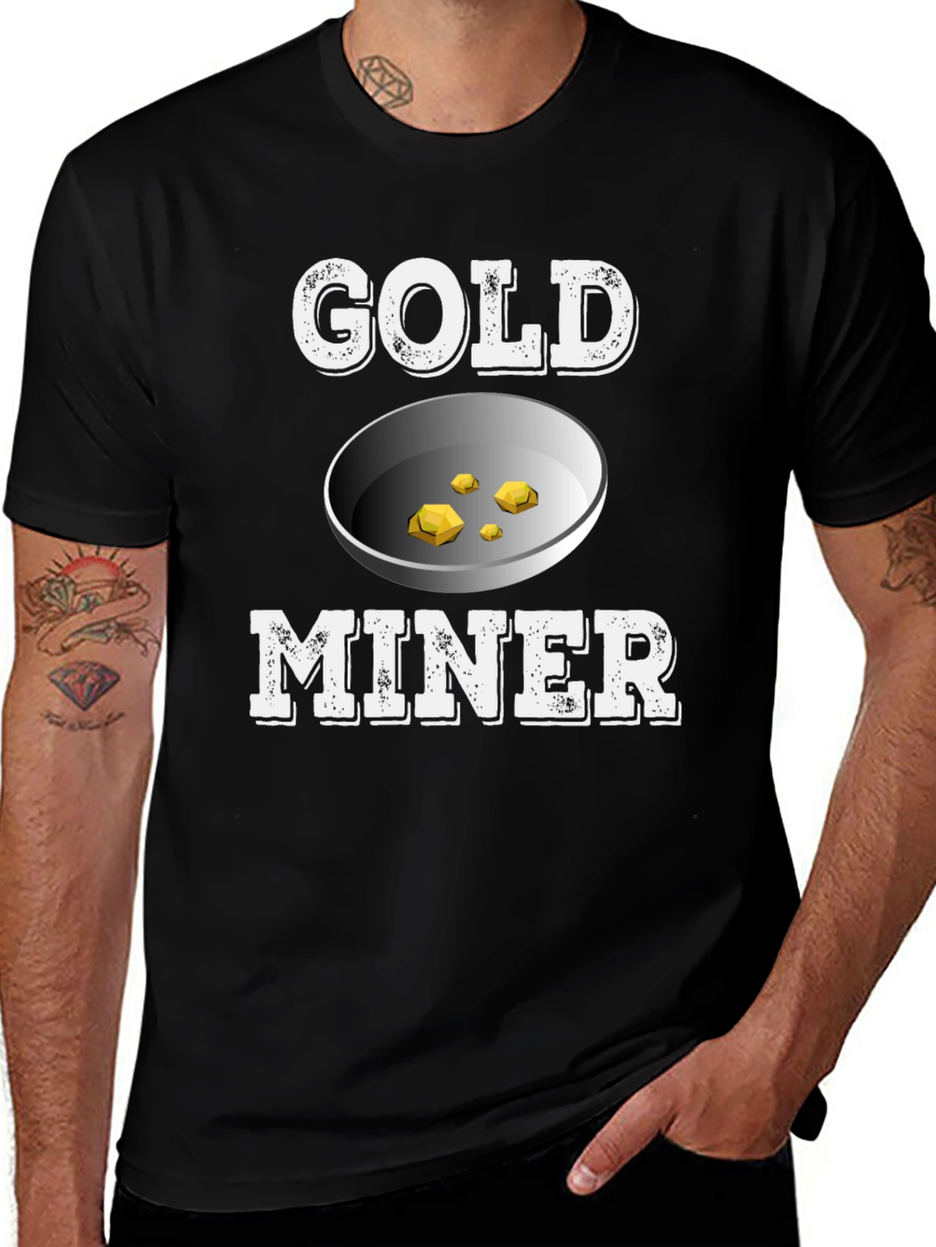Variant 20 of Gold Miner Graphic T-Shirt - Prospector Tee