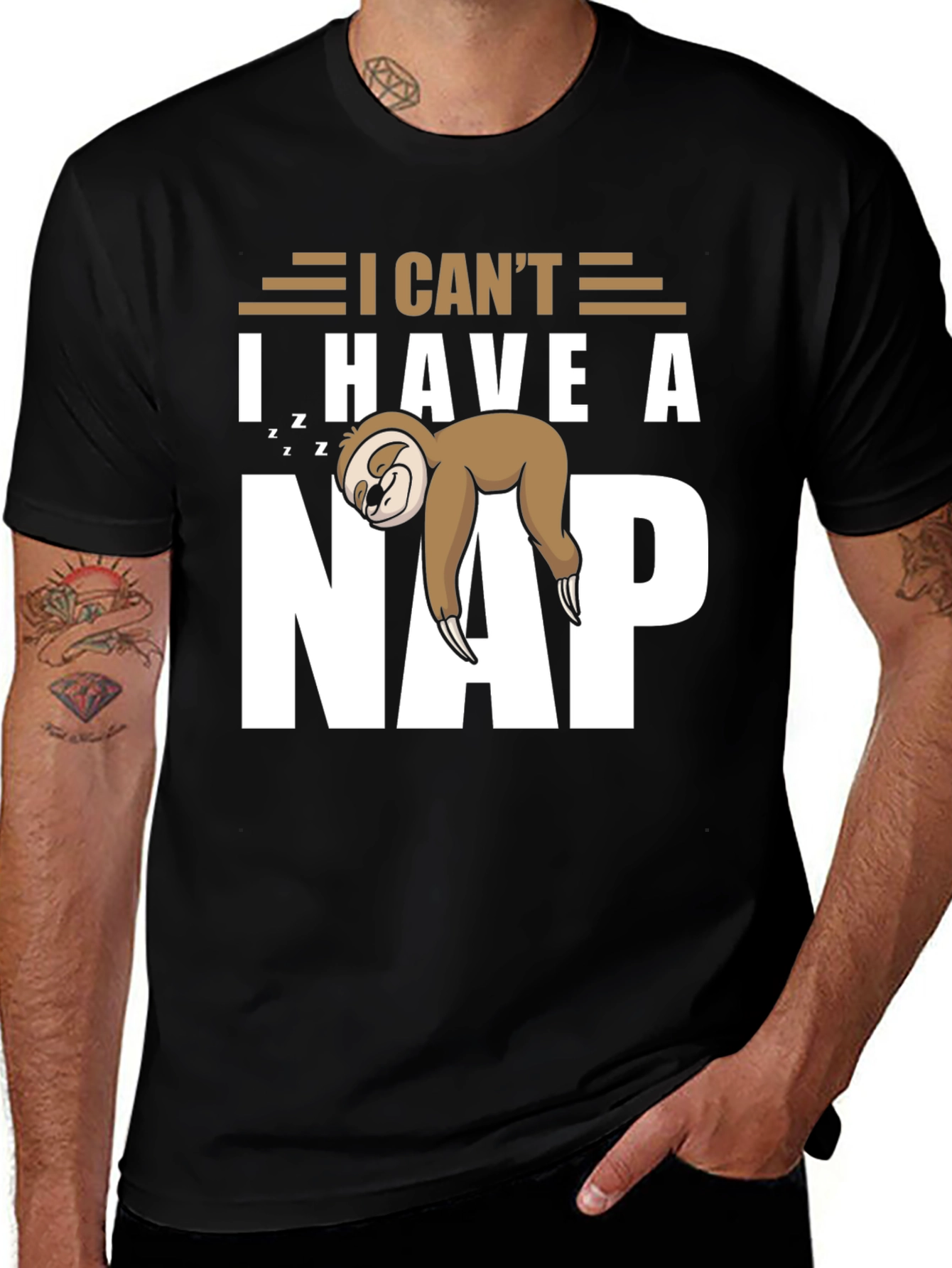 Variant 17 of I Can't I Have A Nap Sloth T-Shirt
