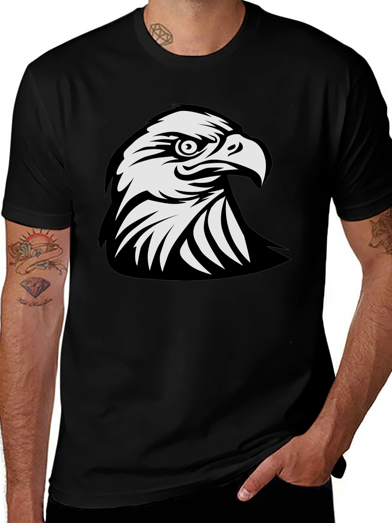 Variant 23 of Black Eagle Graphic T-Shirt - Bold & Stylish
