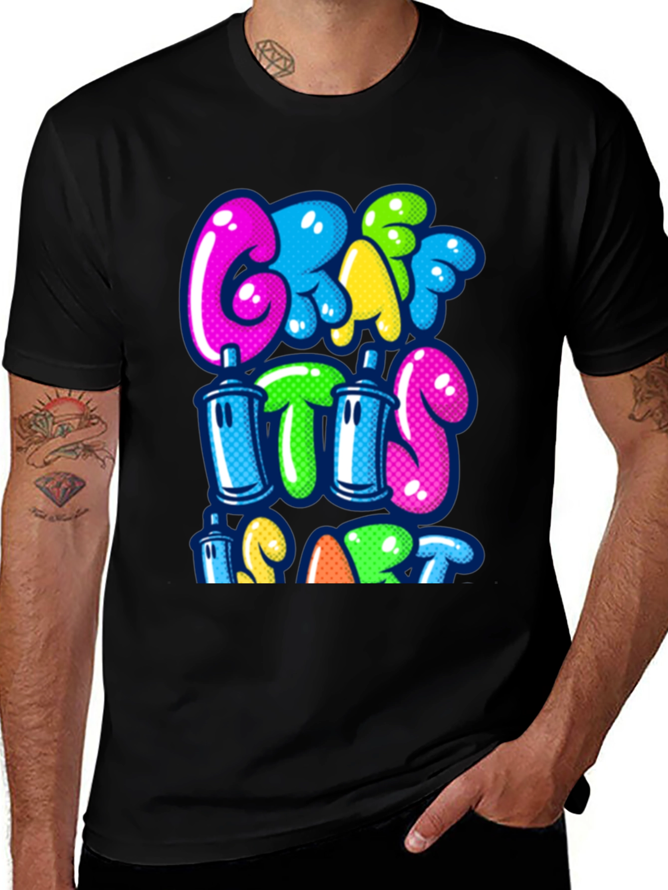 Graffiti Art T-Shirt: Vibrant Urban Style