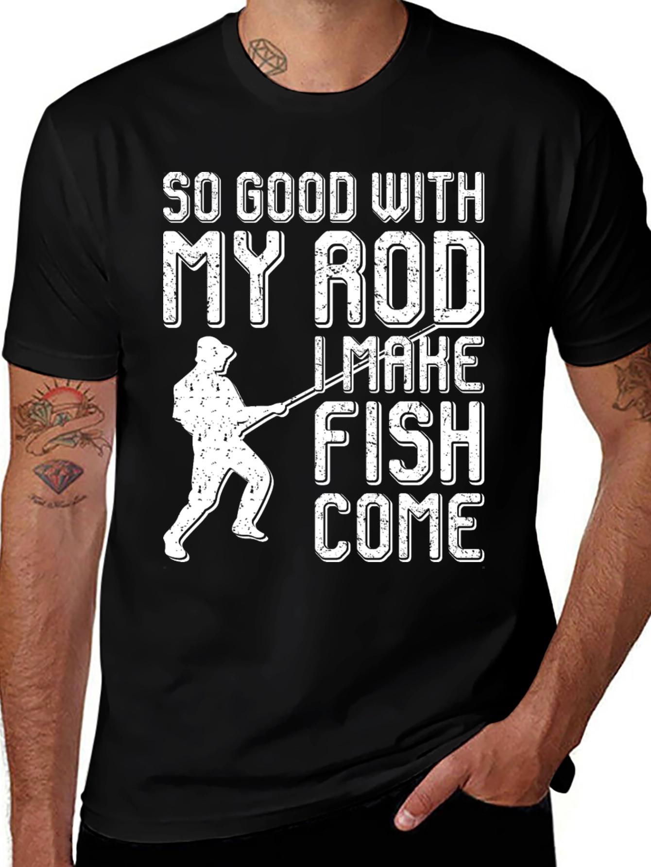 Variant 3 of Funny Fishing T-Shirt - So Good With My Rod!