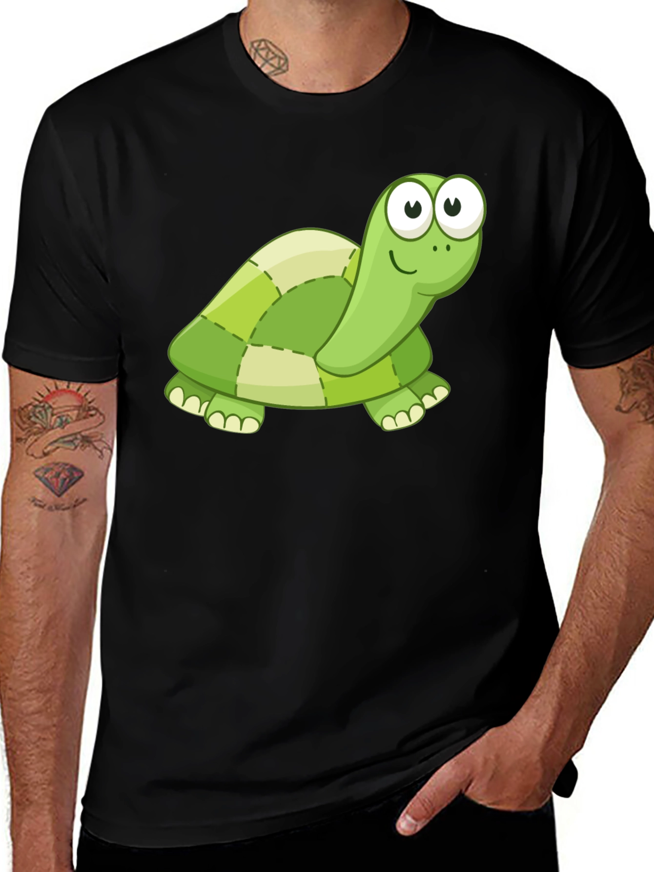 Variant 4 of Turtle Graphic Tee - Stylish Comfort