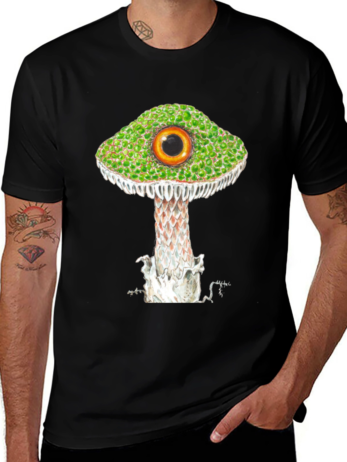 Eye See You Mushroom Graphic T-Shirt