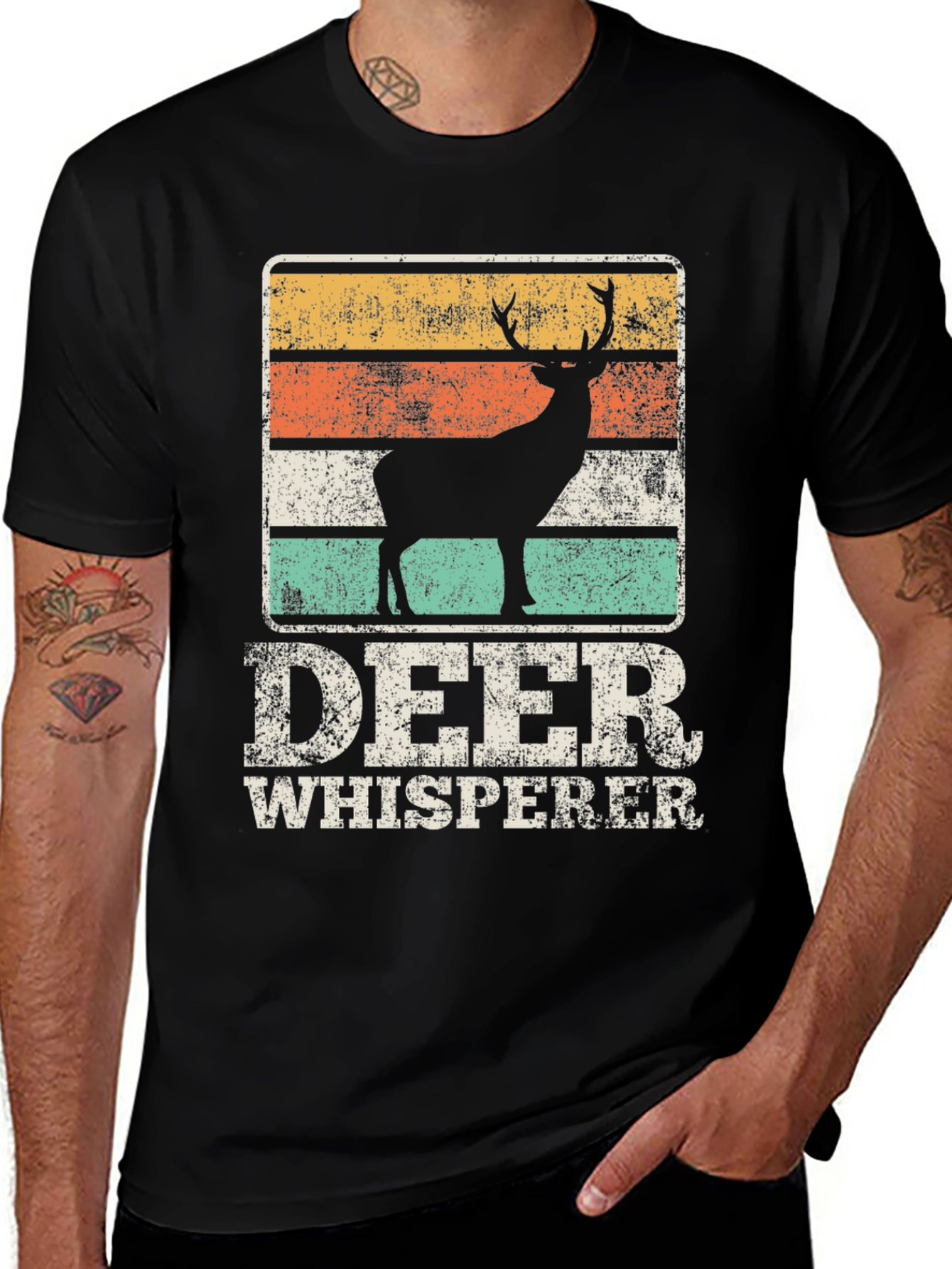 Variant 19 of Deer Whisperer Graphic Tee - Hunting T-Shirt