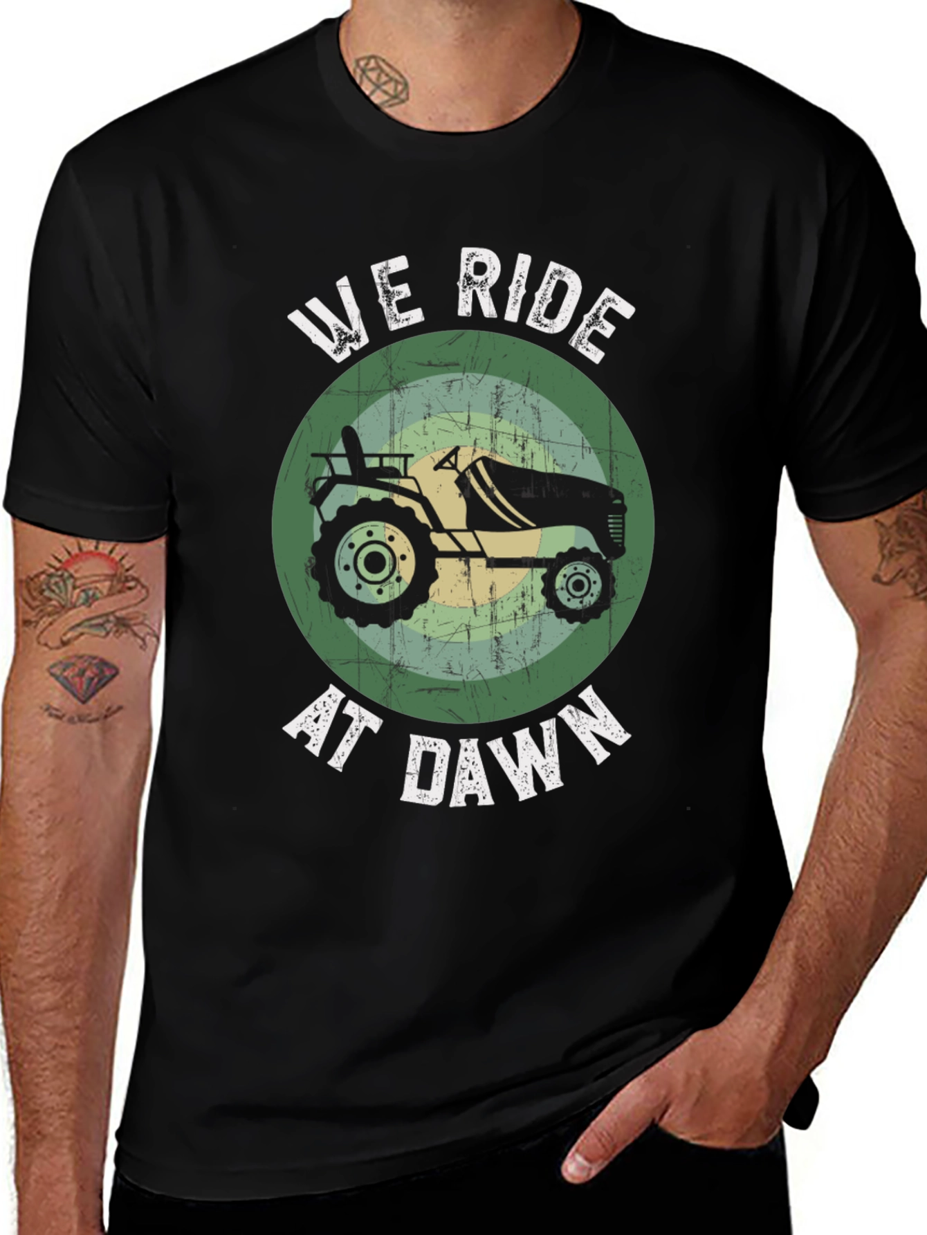 Variant 7 of We Ride At Dawn Men's Graphic Tee