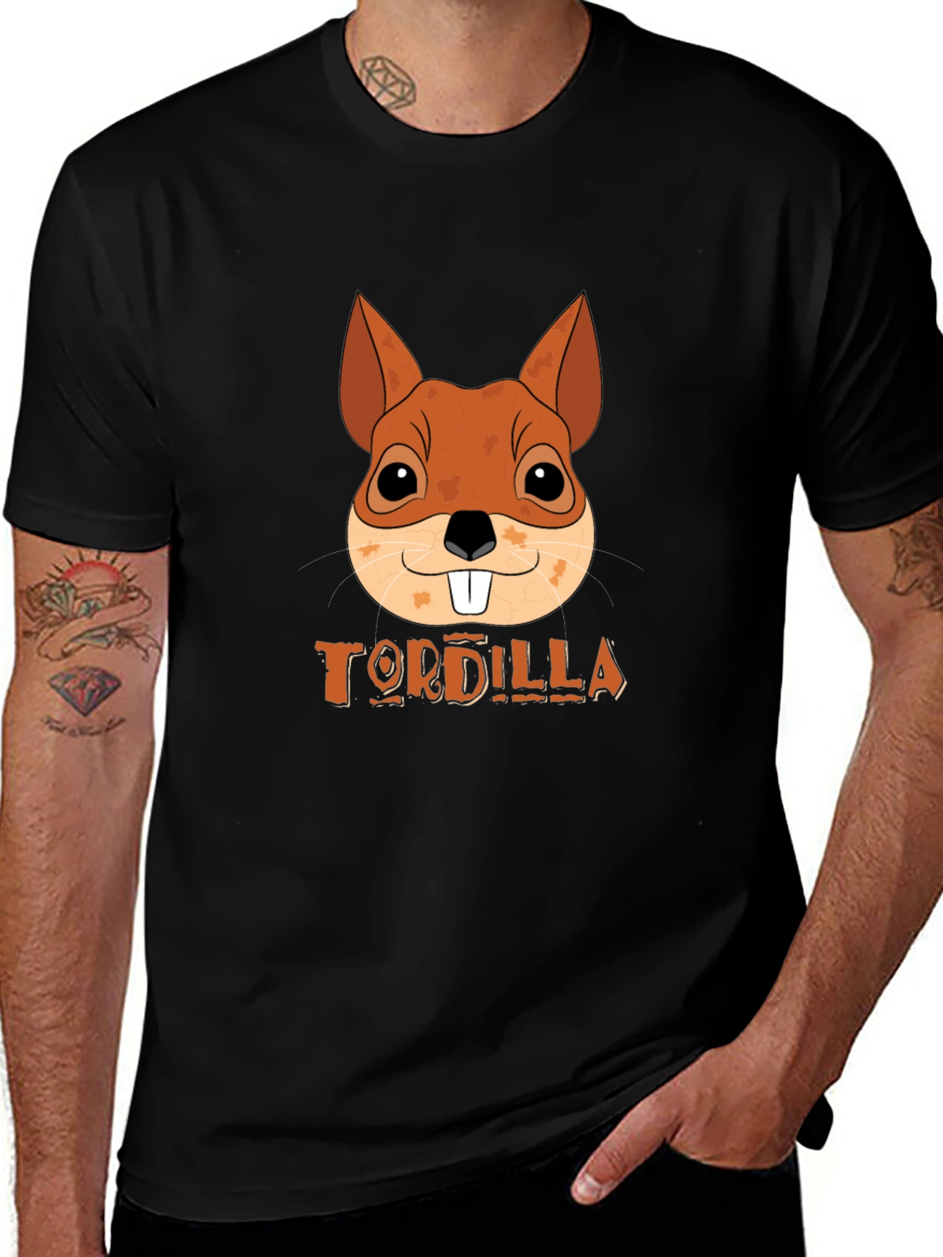 Variant 22 of Tordilla Squirrel Graphic T-Shirt