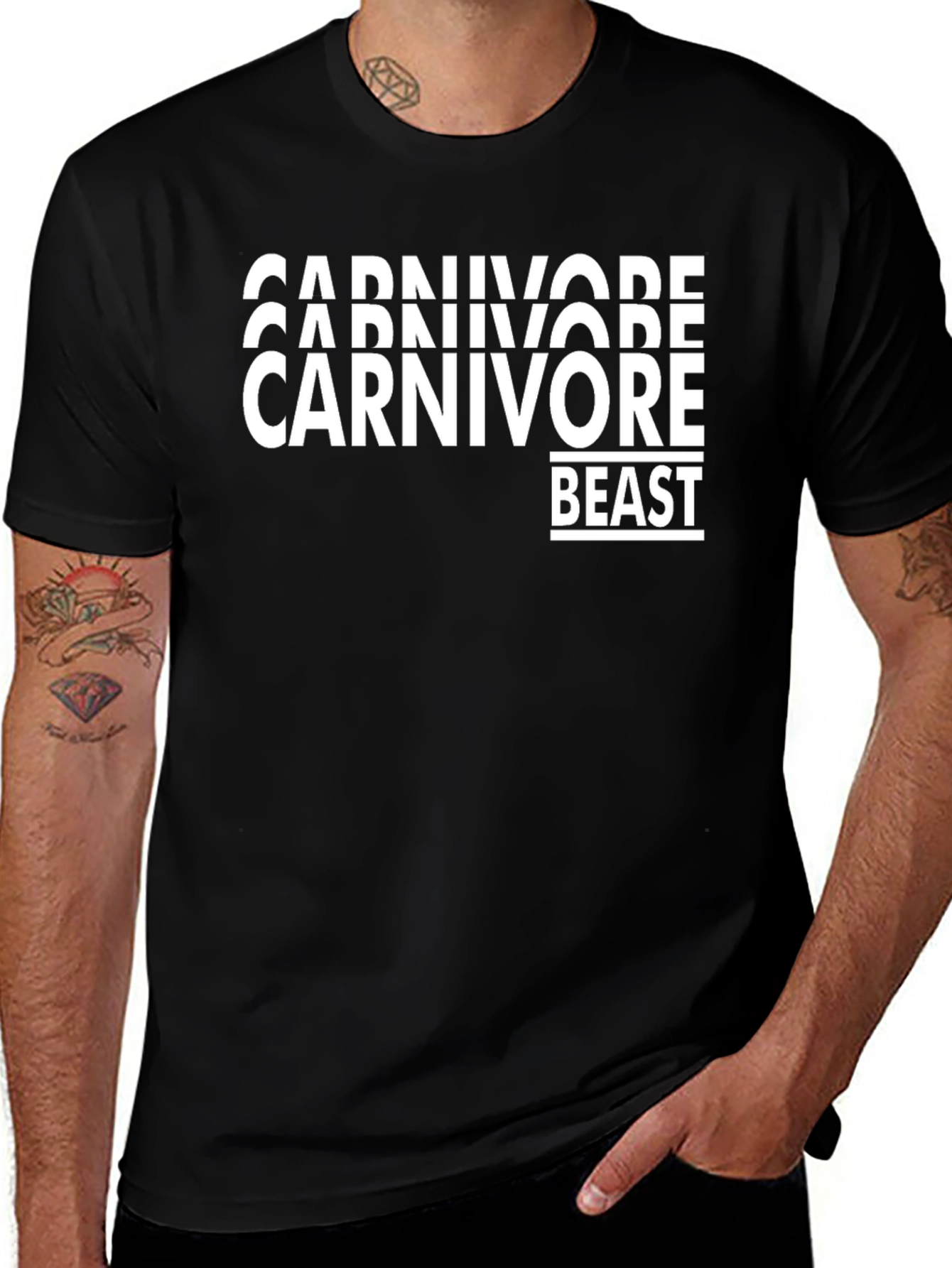 Variant 26 of Carnivore Beast Black T-Shirt