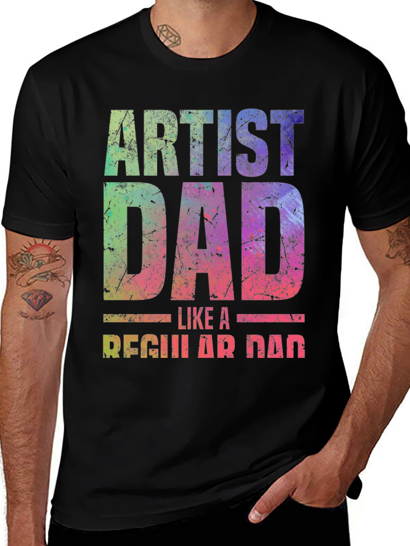 Artist Dad T-Shirt - Unique Graphic Tee