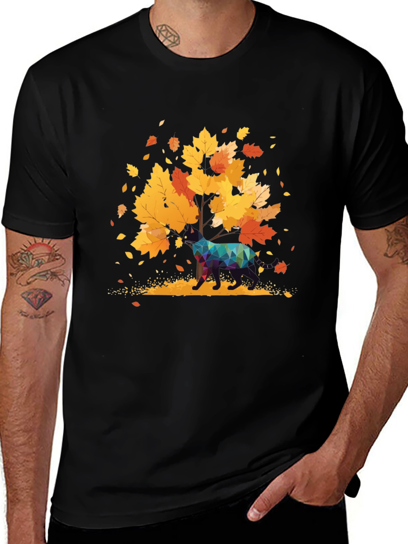 Variant 9 of Autumn Deer Graphic Tee - Stylish Unisex T-Shirt