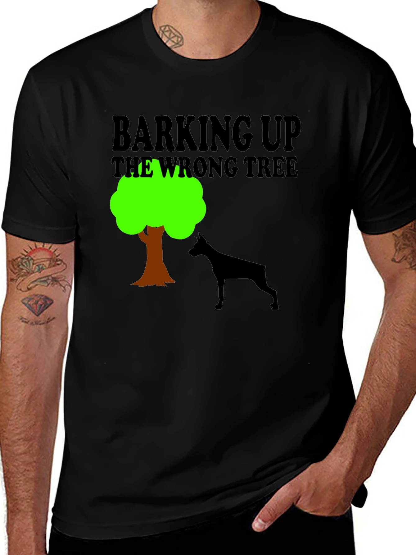 Variant 13 of Barking Up the Wrong Tree Graphic Tee