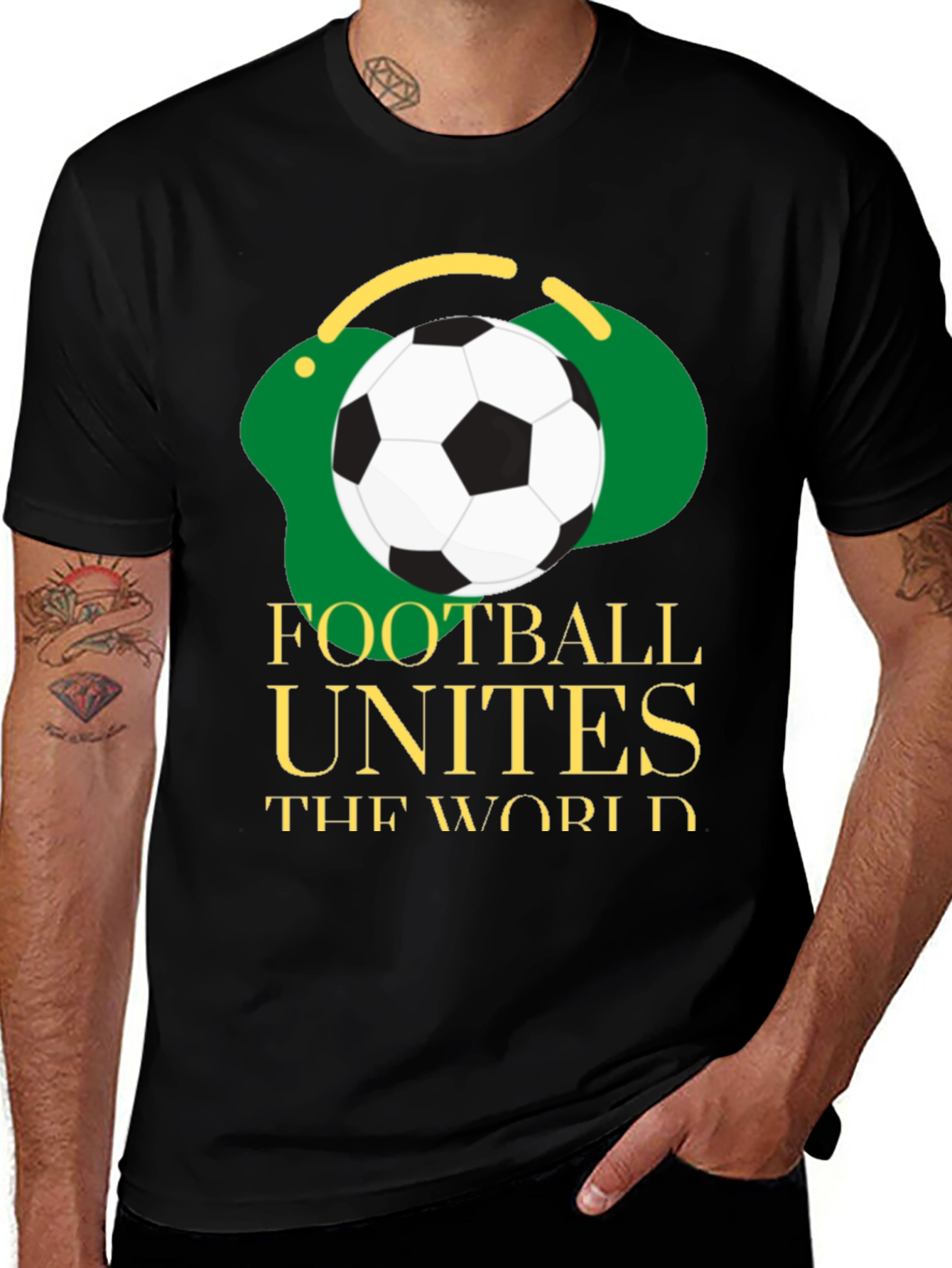 Variant 23 of Football Unites the World Graphic Tee