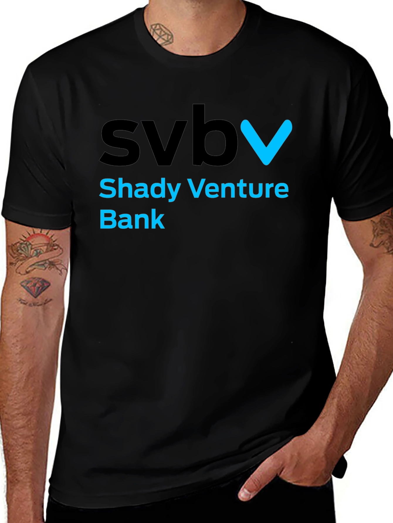 Variant 22 of SVB Parody T-Shirt - Shady Venture Bank Tee