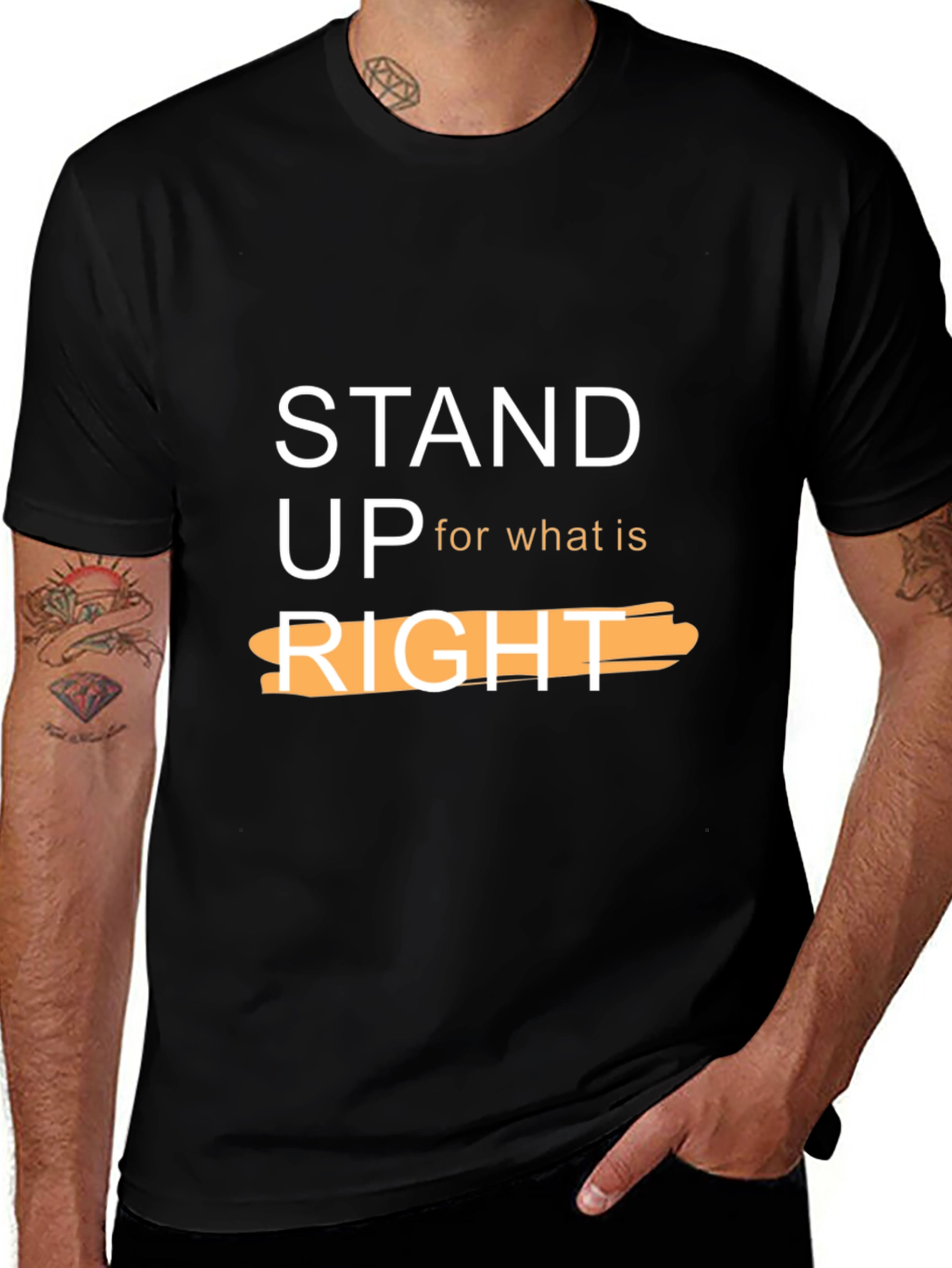 Variant 27 of Stand Up For What Is Right Black T-Shirt
