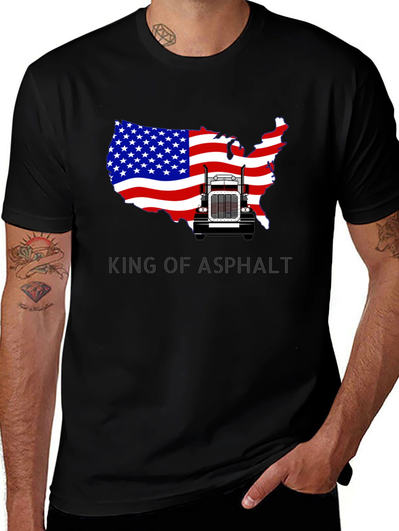 Variant 7 of King of Asphalt Trucker T-Shirt