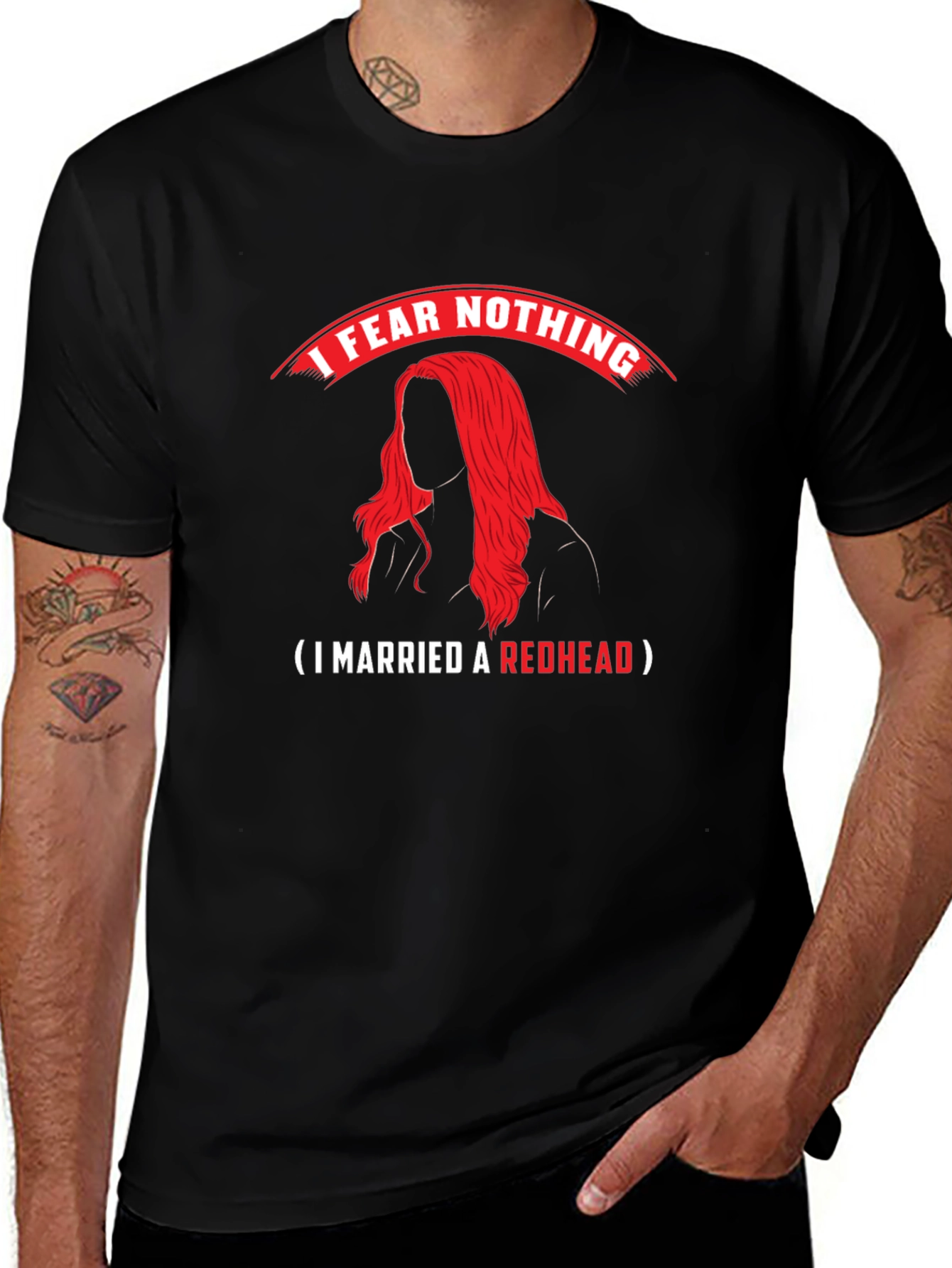Variant 27 of I Fear Nothing, Married a Redhead T-Shirt