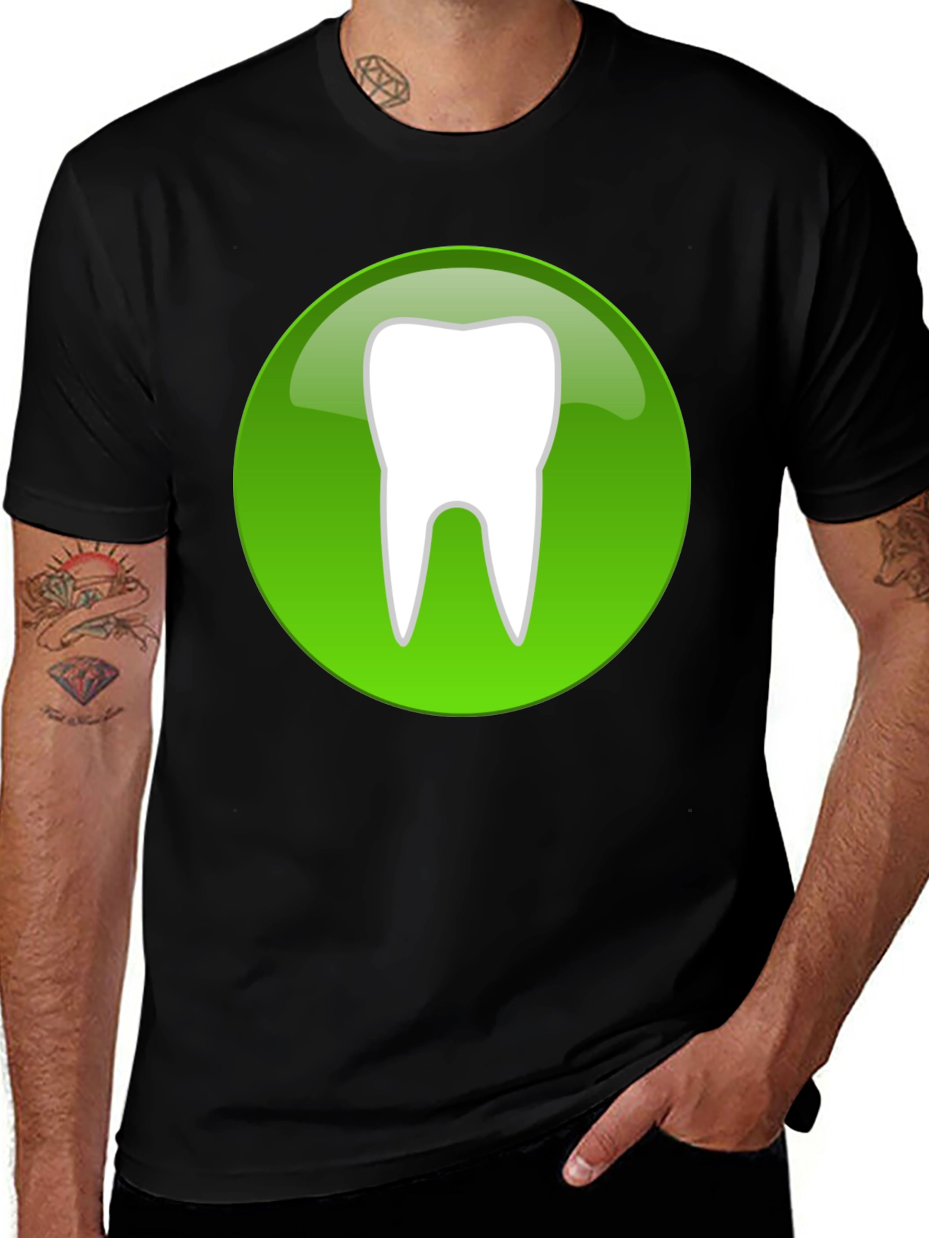 Variant 23 of Tooth Graphic Tee - Dental Humor T-Shirt