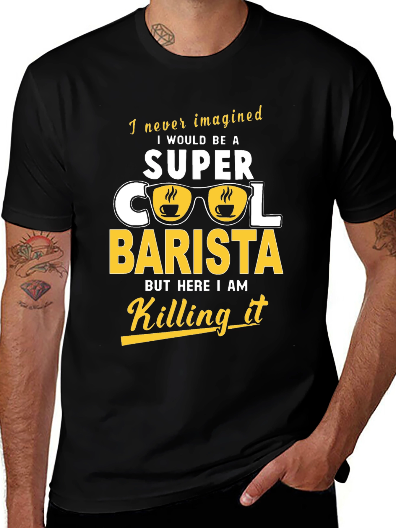 Variant 25 of Super Cool Barista T-Shirt