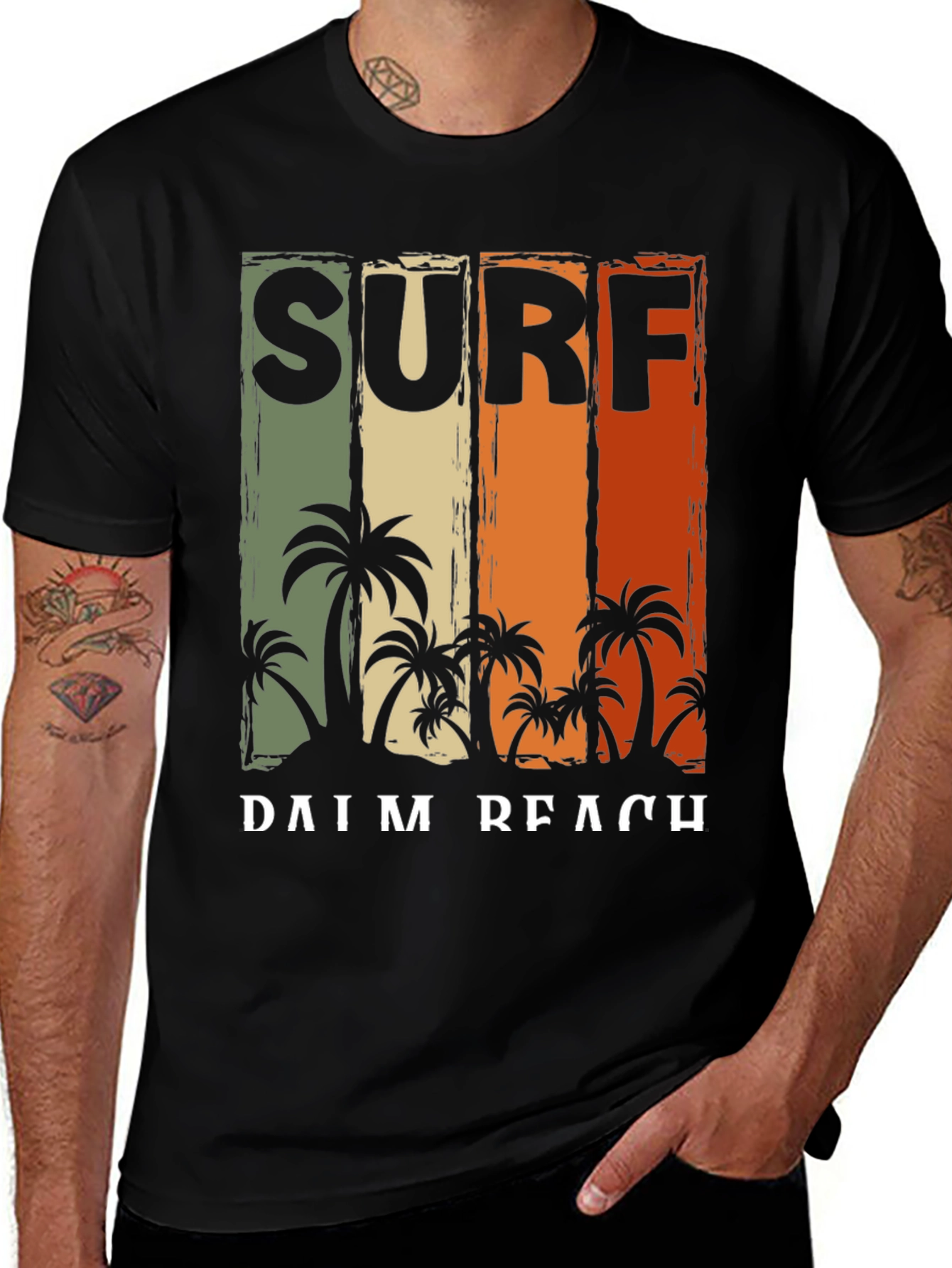 Variant 13 of Surf Palm Beach Graphic Tee