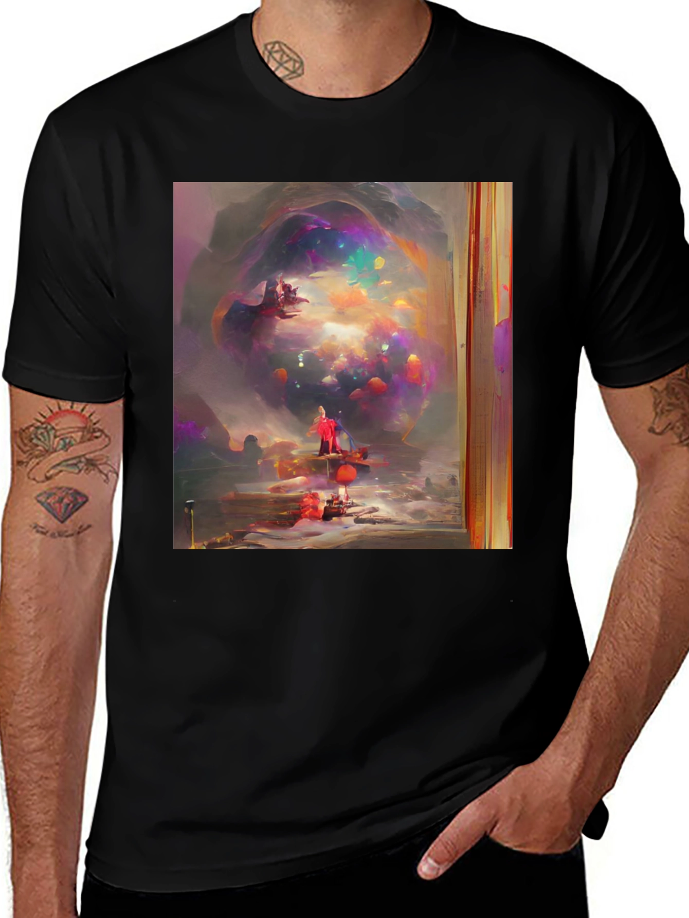 Variant 25 of Abstract Art T-Shirt - Unique Design, Soft Fabric