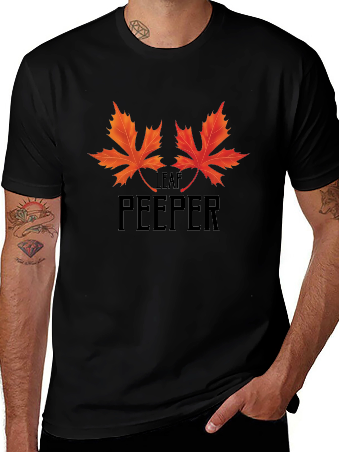 Leaf Peeper T-Shirt - Autumn Fall Season Tee