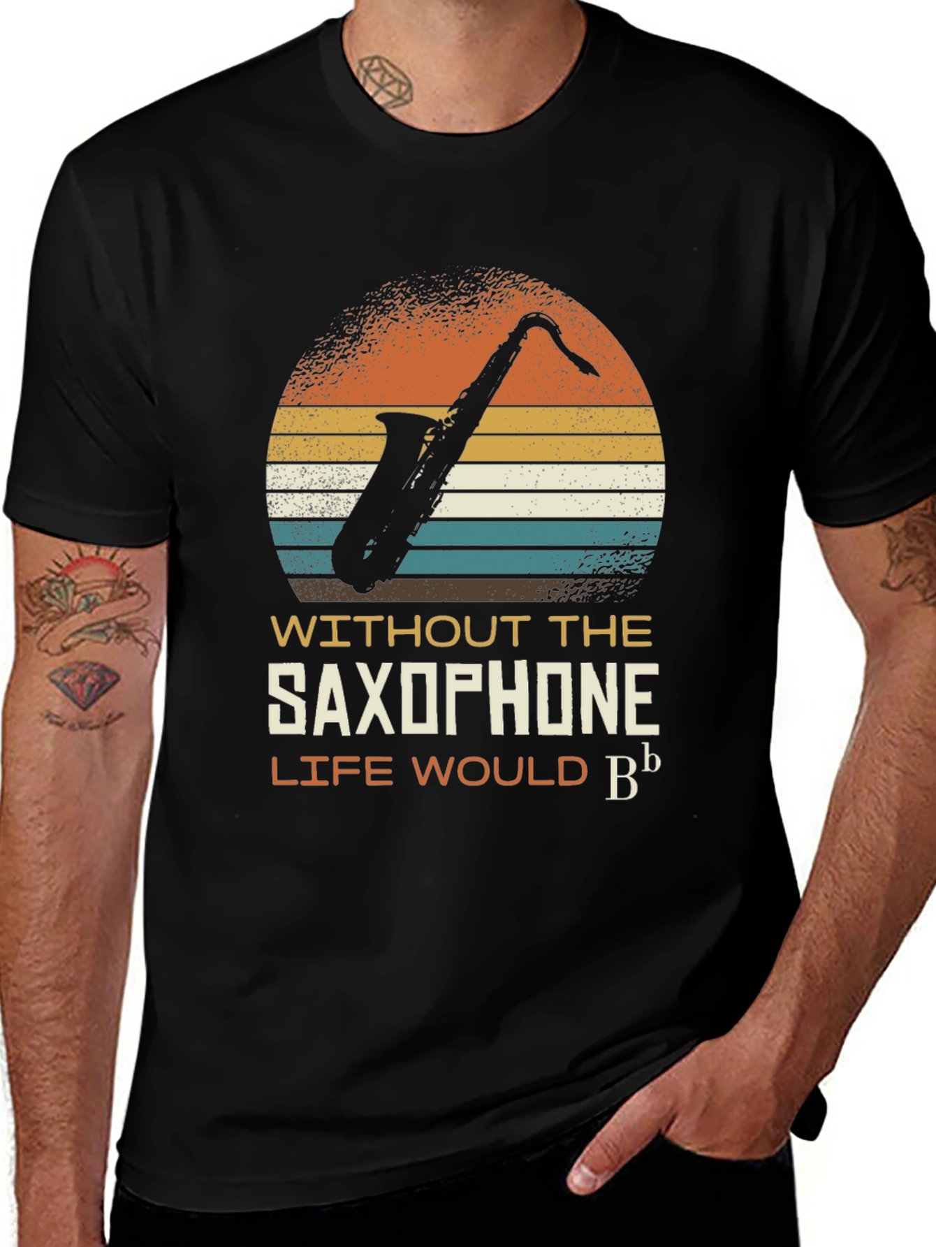 Variant 29 of Saxophone Life T-Shirt: Music Lover Tee