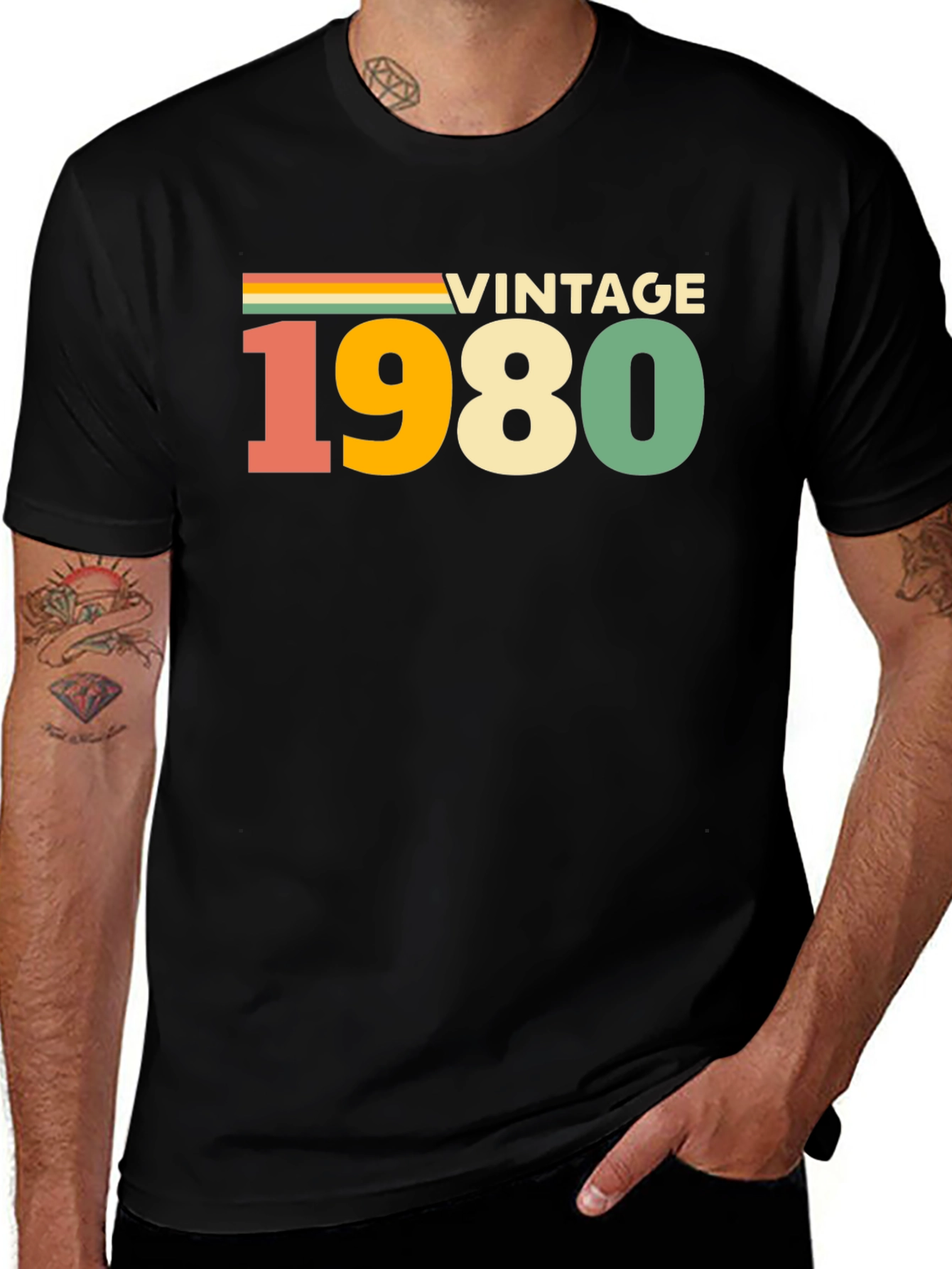 Variant 25 of Vintage 1980 Graphic Tee - Retro Style