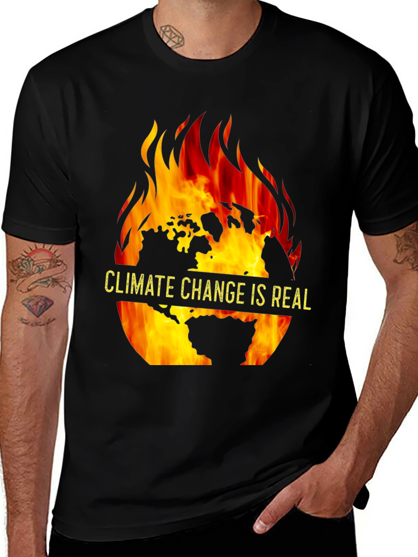 Variant 9 of Climate Change Awareness T-Shirt - Global Warming Tee
